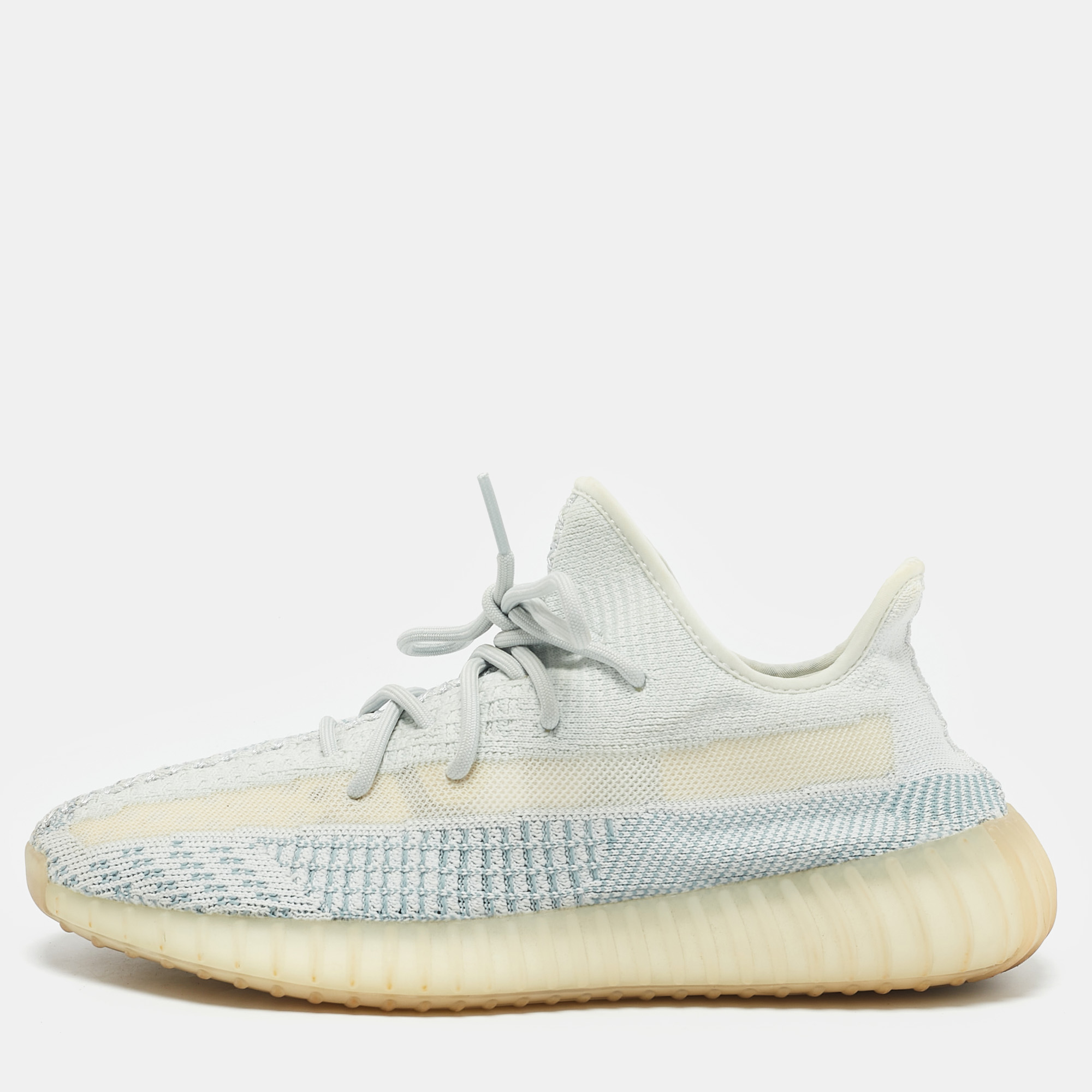 Yeezy x Adidas Blue/White Knit Fabric Boost 350 V2 Cloud White (Non-Reflective) Sneakers 43 1/3
Yeezy x Adidas Blue/White Knit Fabric Boost 350 V2 Cloud White (Non-Reflective) Sneakers 43 1/3