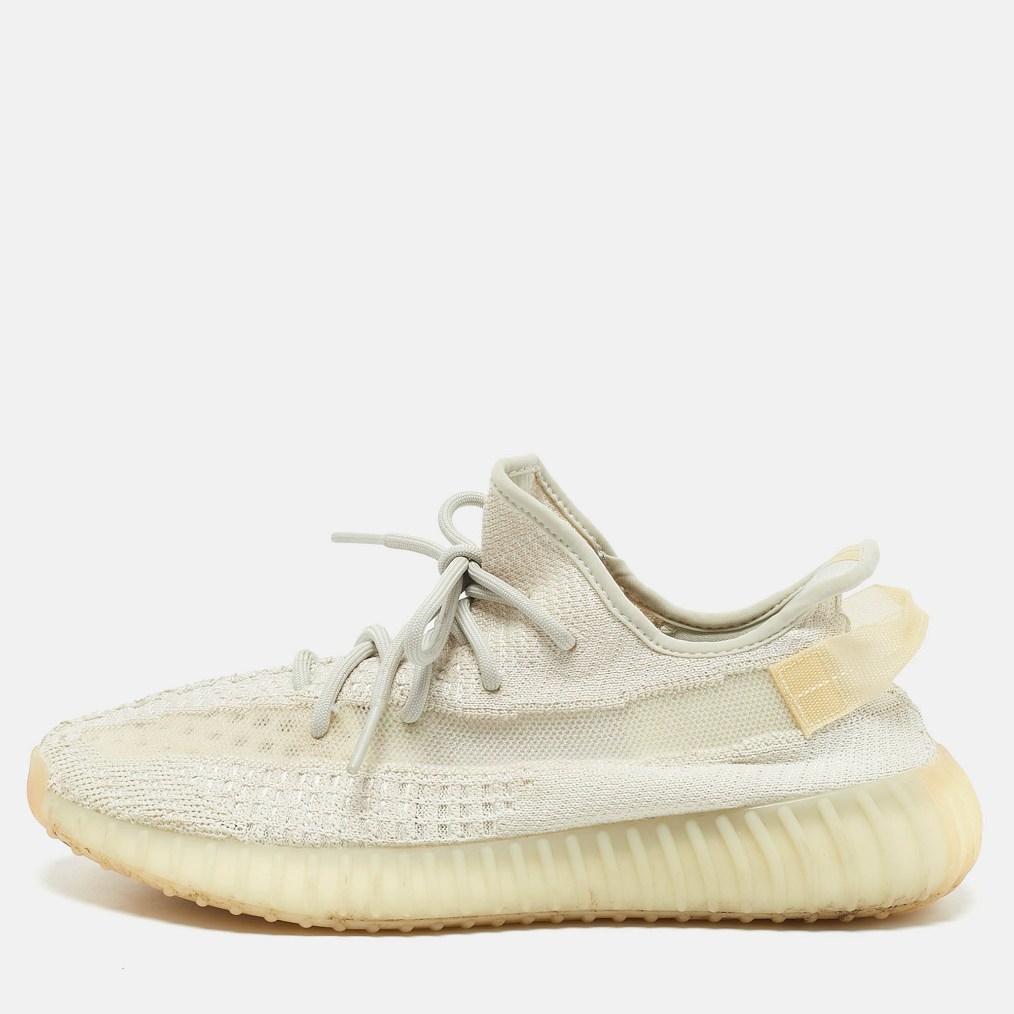 Yeezy x Adidas Cream Knit Fabric Boost 350 V2 Cloud White Sneakers Size 44 1/3
Yeezy x Adidas Cream Knit Fabric Boost 350 V2 Cloud White Sneakers Size 44 1/3