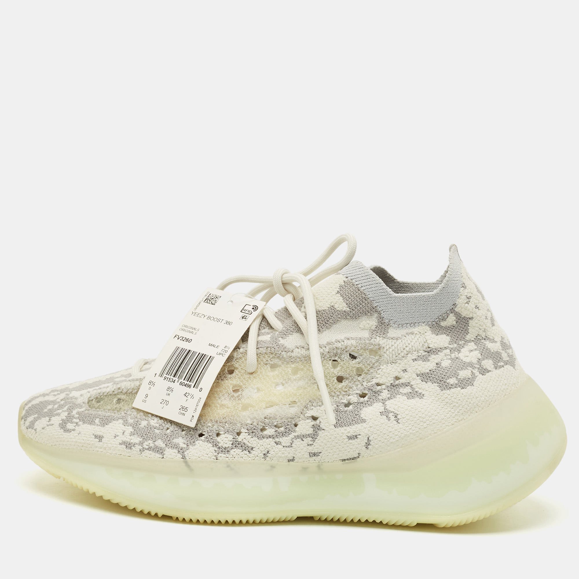 Yeezy x Adidas Multicolor Knit Fabric Boost 380 Alien Sneakers Size 42 2/3
Yeezy x Adidas Multicolor Knit Fabric Boost 380 Alien Sneakers Size 42 2/3