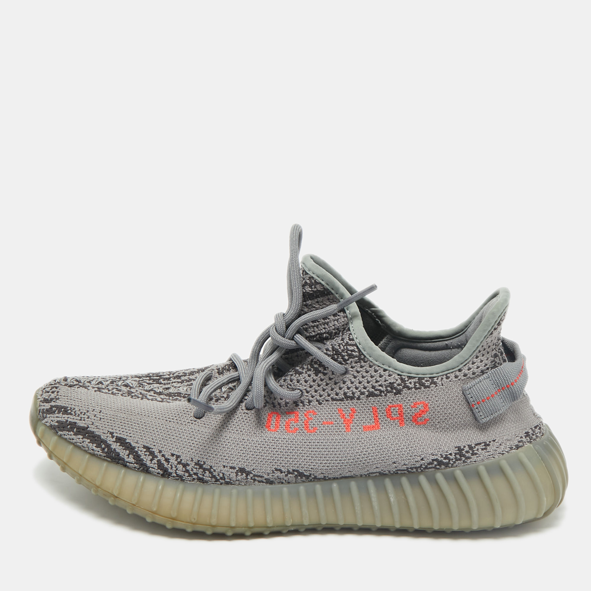 Yeezy x Adidas Grey Knit Fabric Boost 350 V2 Beluga 2.0 Sneakers Size 46
Yeezy x Adidas Grey Knit Fabric Boost 350 V2 Beluga 2.0 Sneakers Size 46