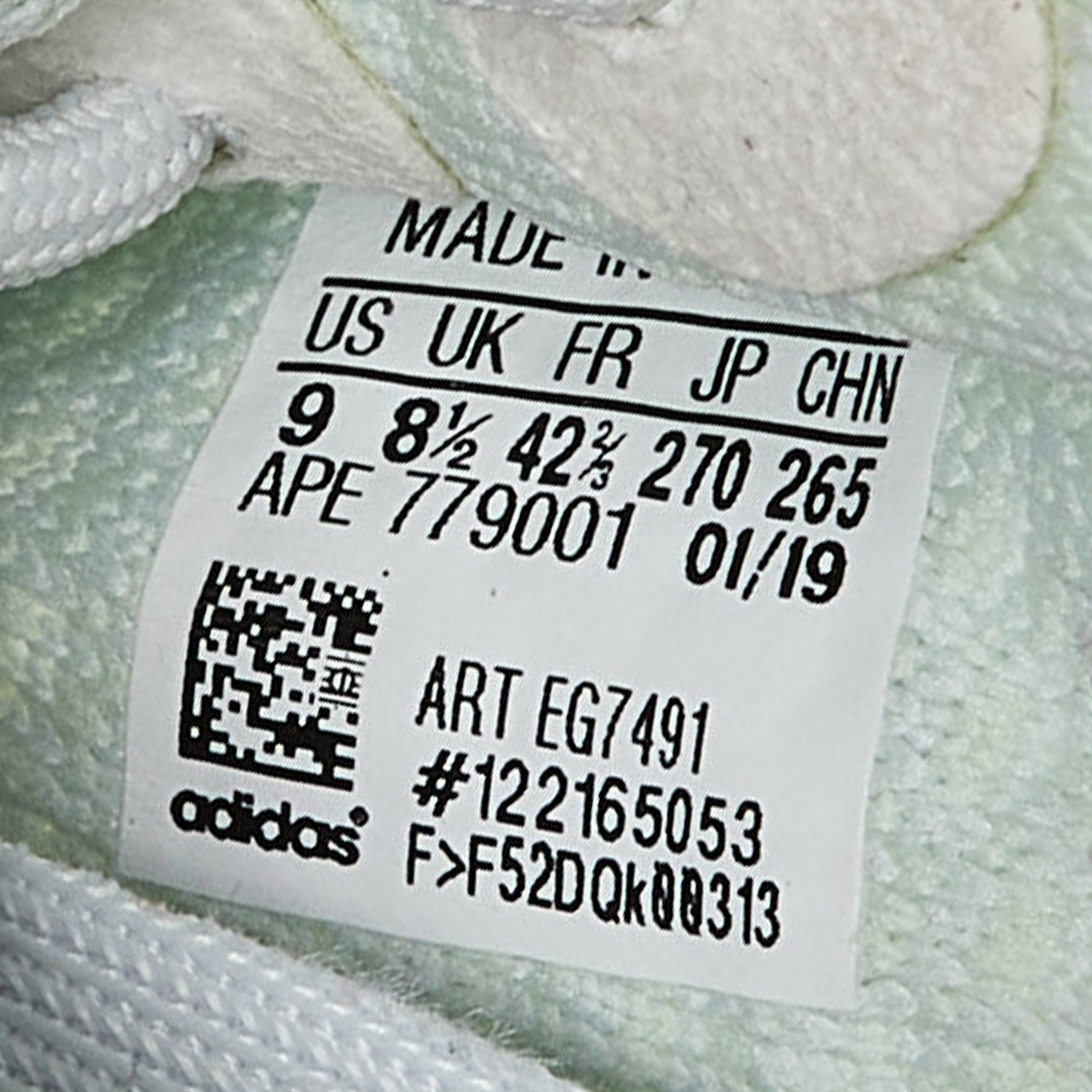 Yeezy X Adidas Mint Green Knit Fabric Boost 350 V2 Hyperspace Sneakers Size 42 2/3