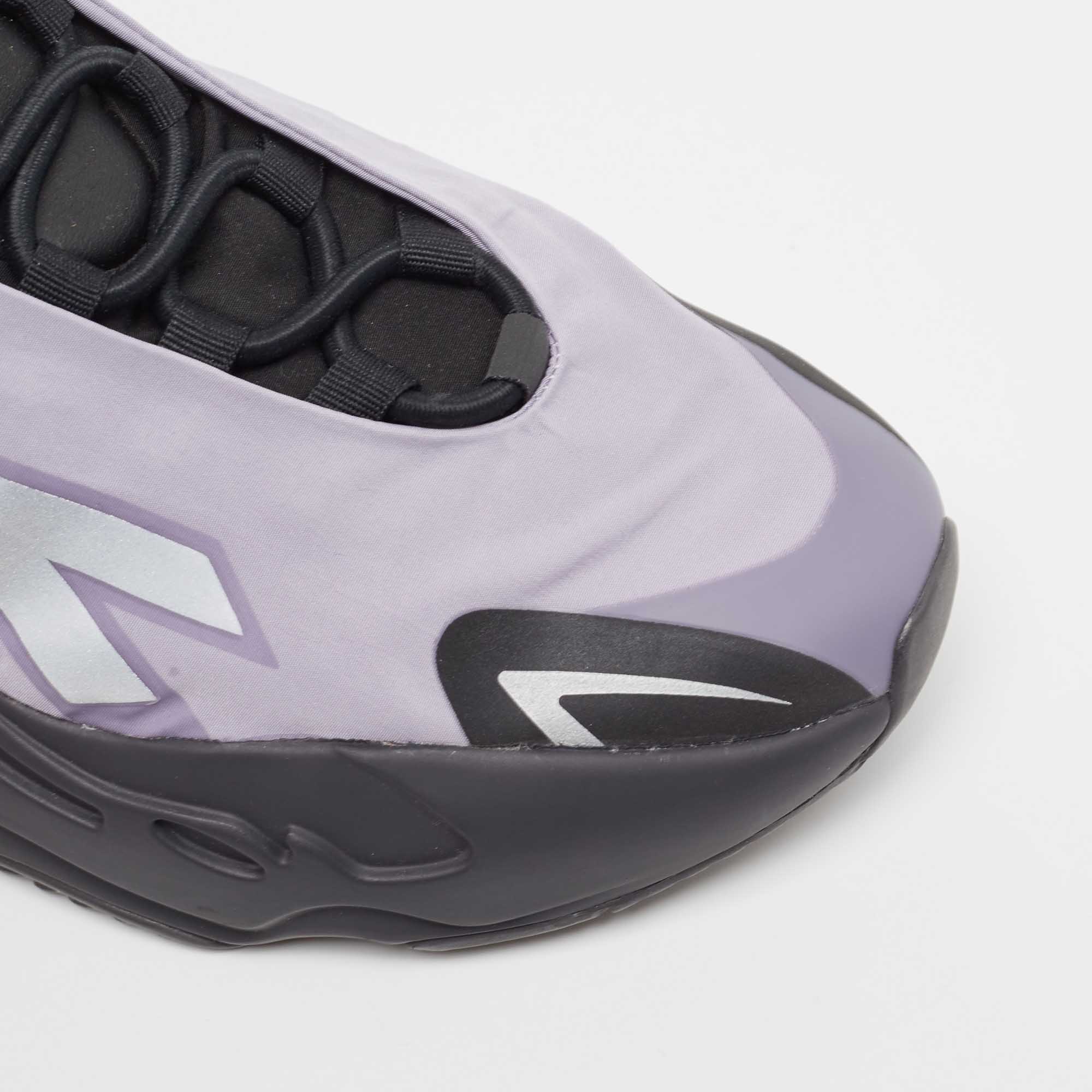 Yeezy X Adidas Black/Lavender Nylon Boost 700 MNVN Geode Sneakers Size 43.5