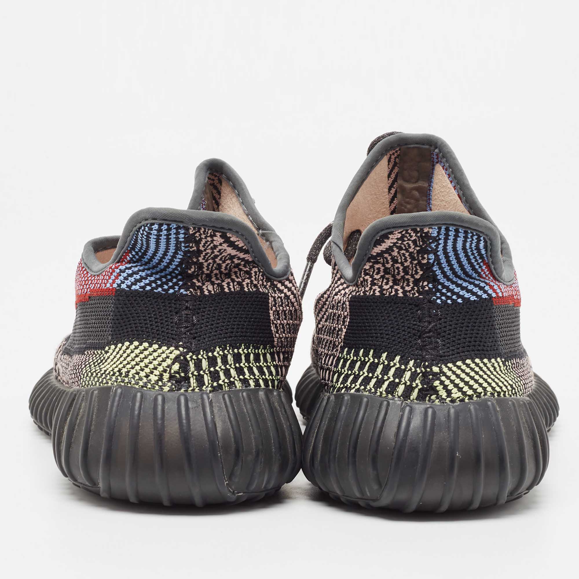 Adidas X Yeezy Multicolor Knit Fabric Boost-350-v2-yecheil Sneakers Size 43 1/3