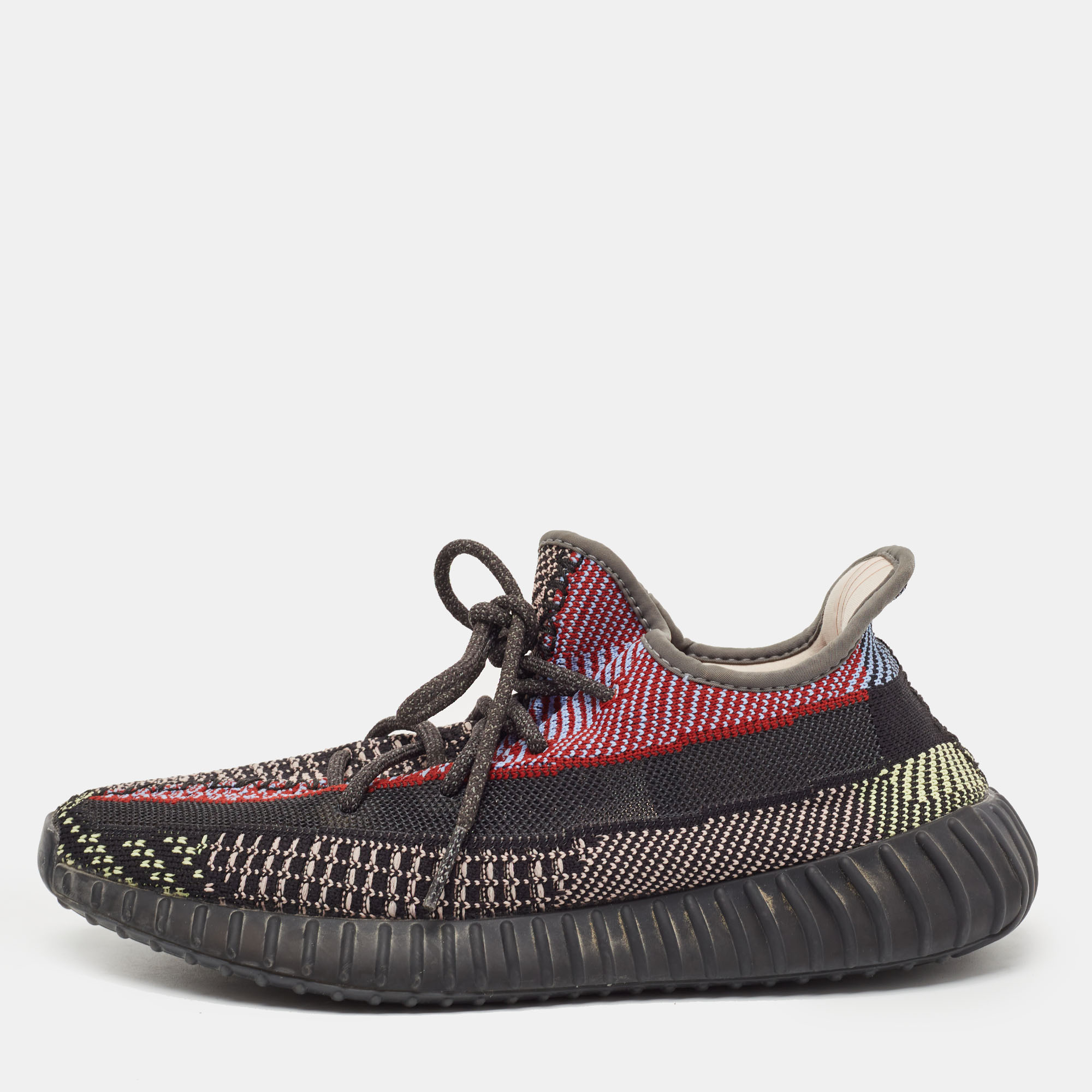 Yeezy X Adidas Multicolor Knit Fabric Boost 350 V2 Yecheil (Non-Reflective) Sneakers Size 43 1/3