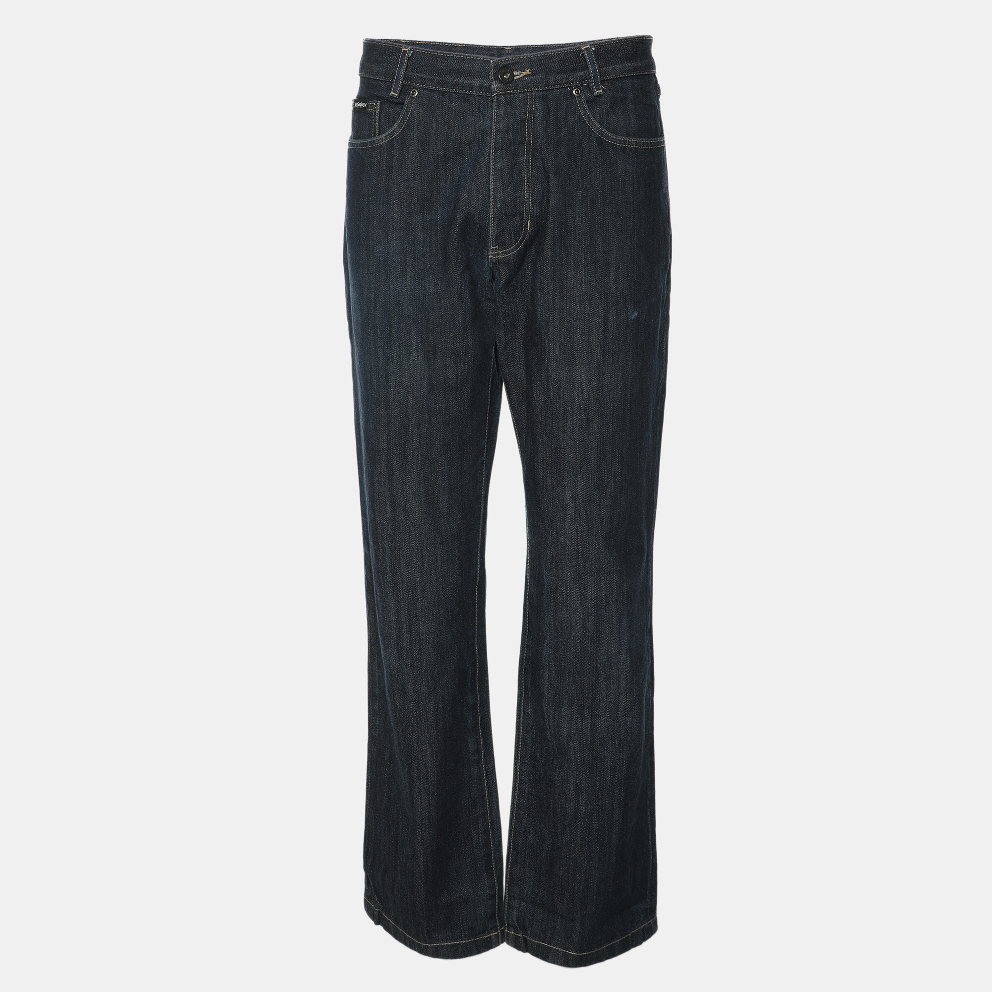 Yves Saint Laurent Paris Indigo Denim Vintage Logo Old Money Swag Jeans M, Blue
Yves Saint Laurent Paris Indigo Denim Vintage Logo Old Money Swag Jeans M, Blue