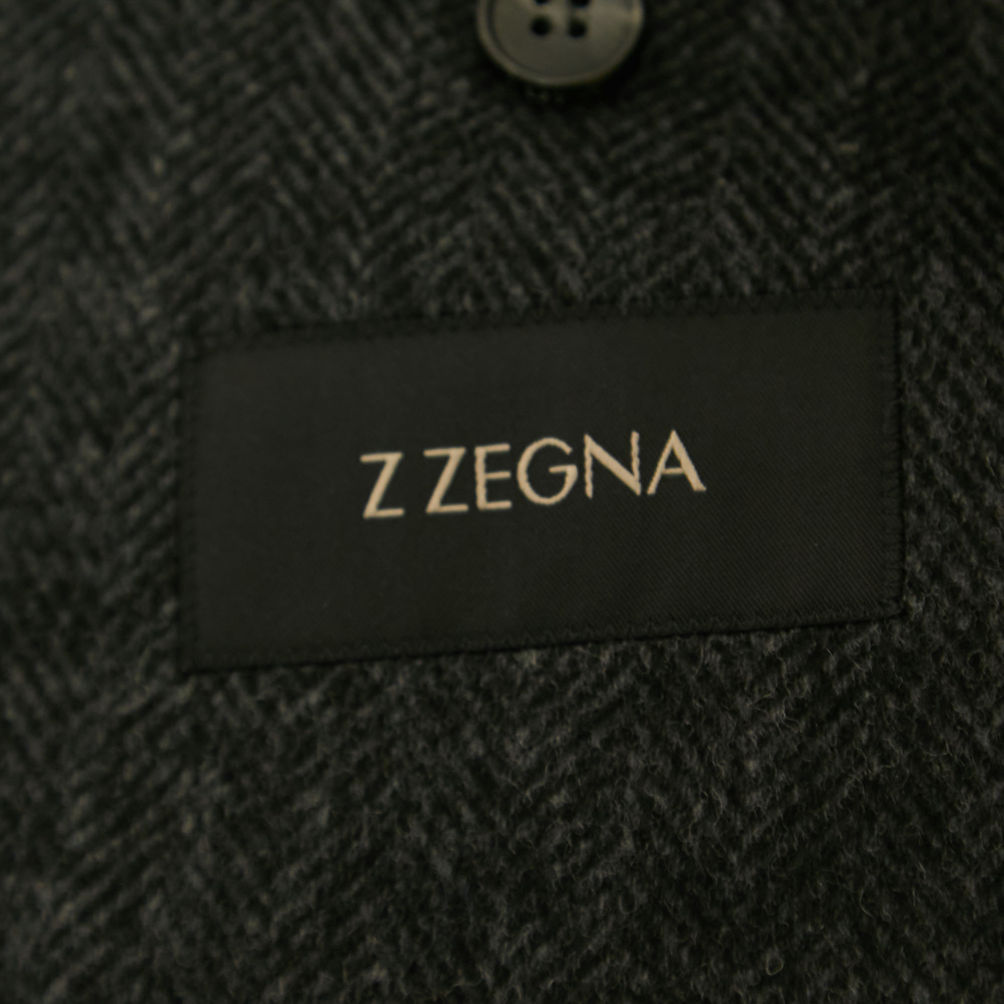 Z Zegna Grey Wool Blend Single Breasted Blazer XXL