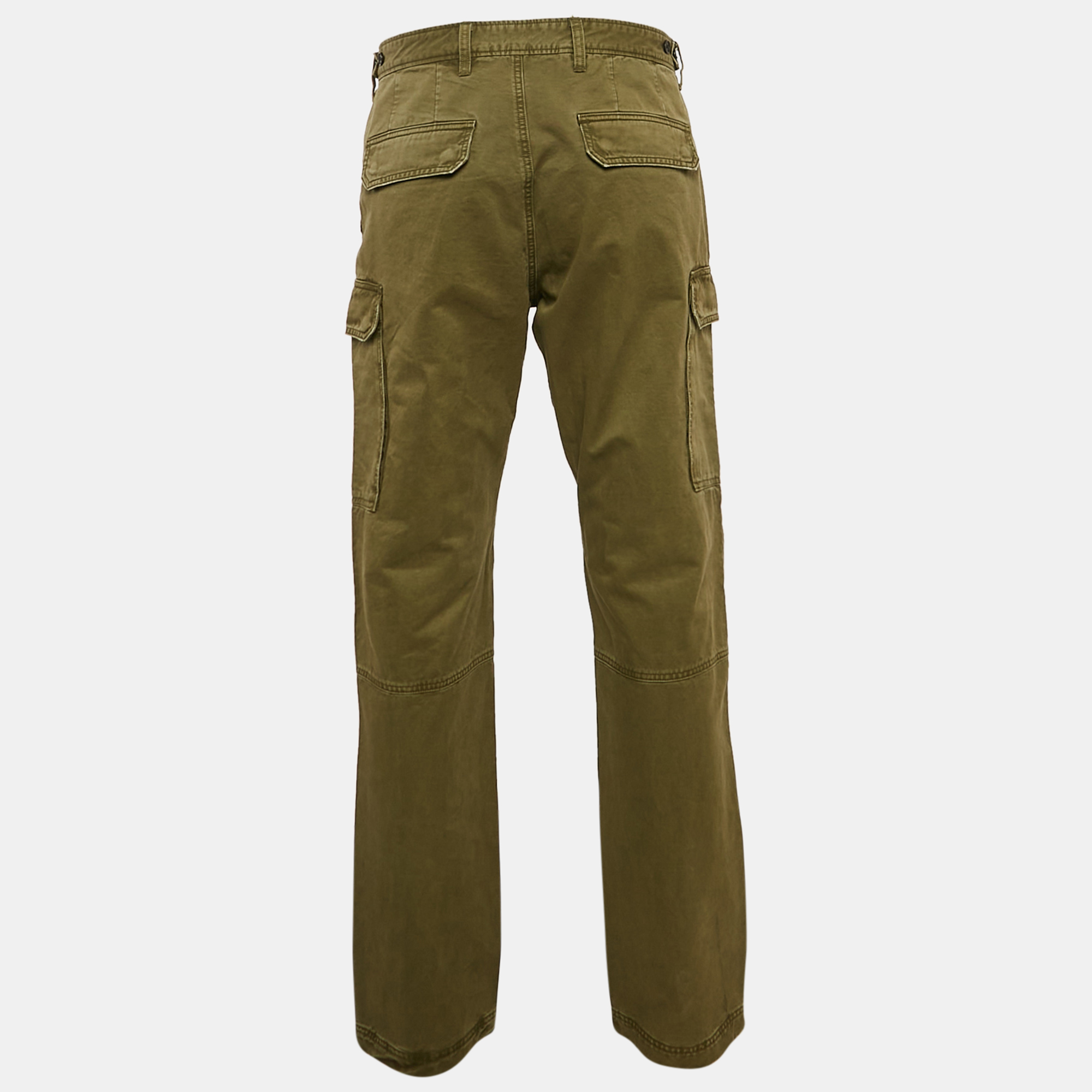 Zadig & Voltaire Green Cotton Pargo Cargo Pants L