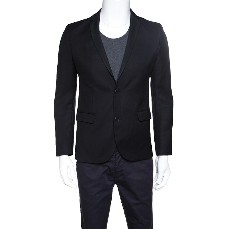 Image of Zadig and Voltaire Black Wool Version Smocking Blazer S