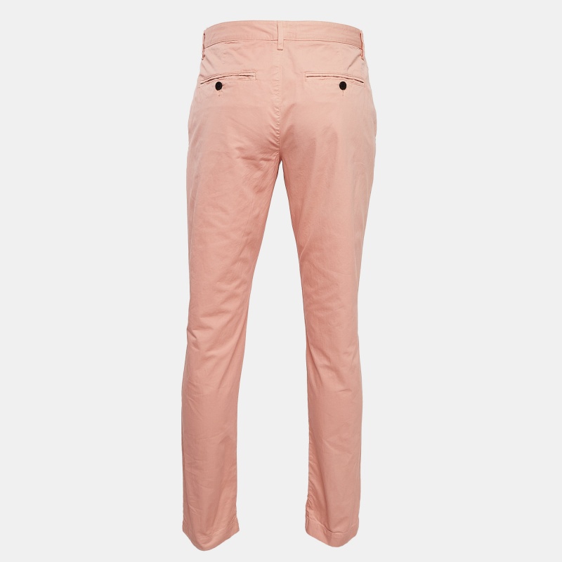 Zadig & Voltaire Pink Cotton Patrick Chino Trousers L