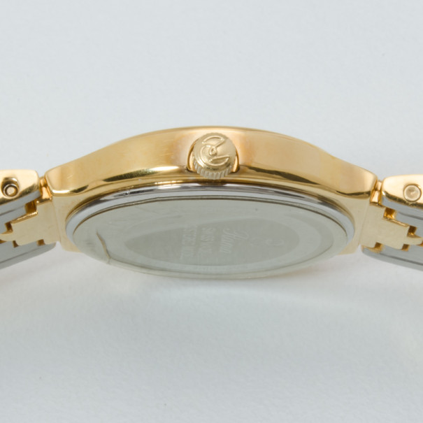 Rama Swiss Watch Blue MOP Dial Gold Plated Unisex Wristwatch