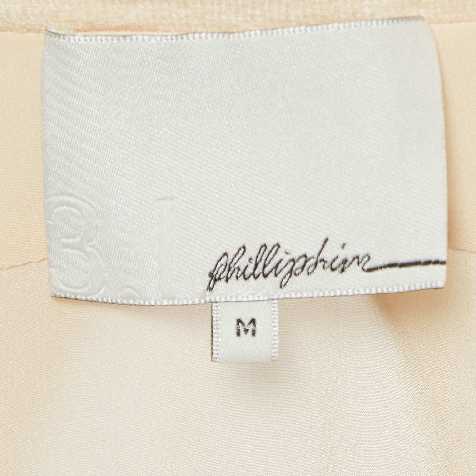 3.1 Phillip Lim Beige Wool Blend V-neck Sweater M