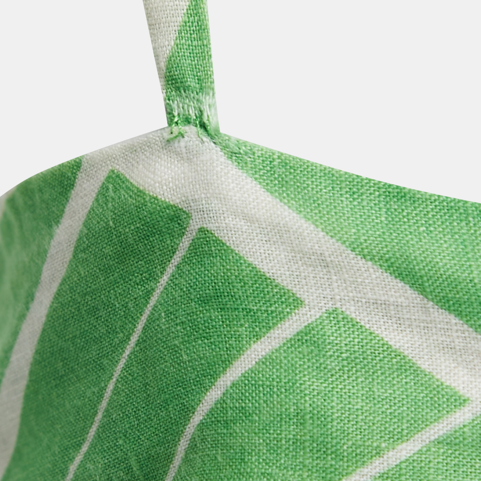 Alexis Green Printed Linen Cutout Detail Midi Dress S