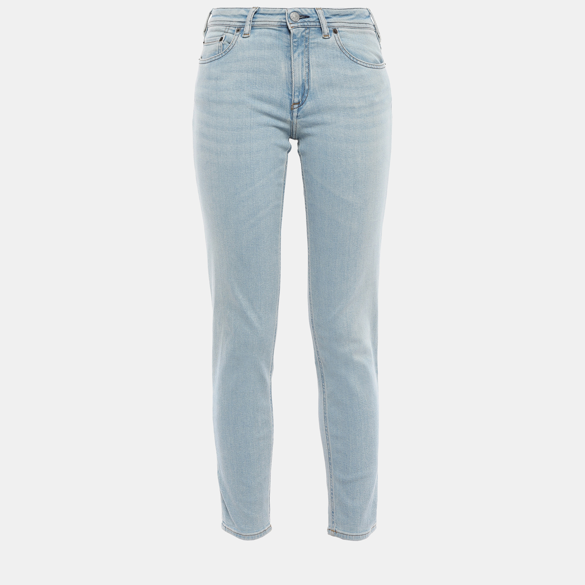 Acne studios cotton skinny leg jeans 23w-32l