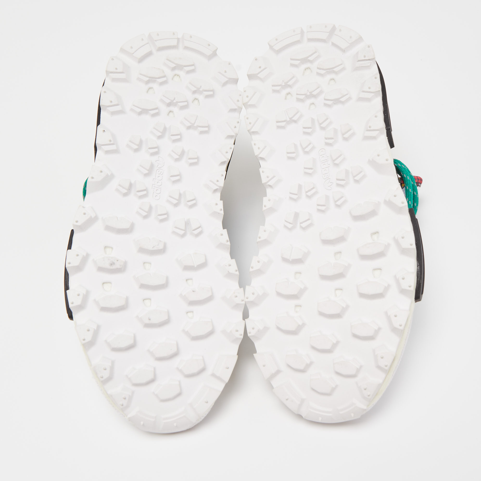 Pharrell Williams X Adidas White Fabric Human Body NMD Sneakers Size 37 1/3