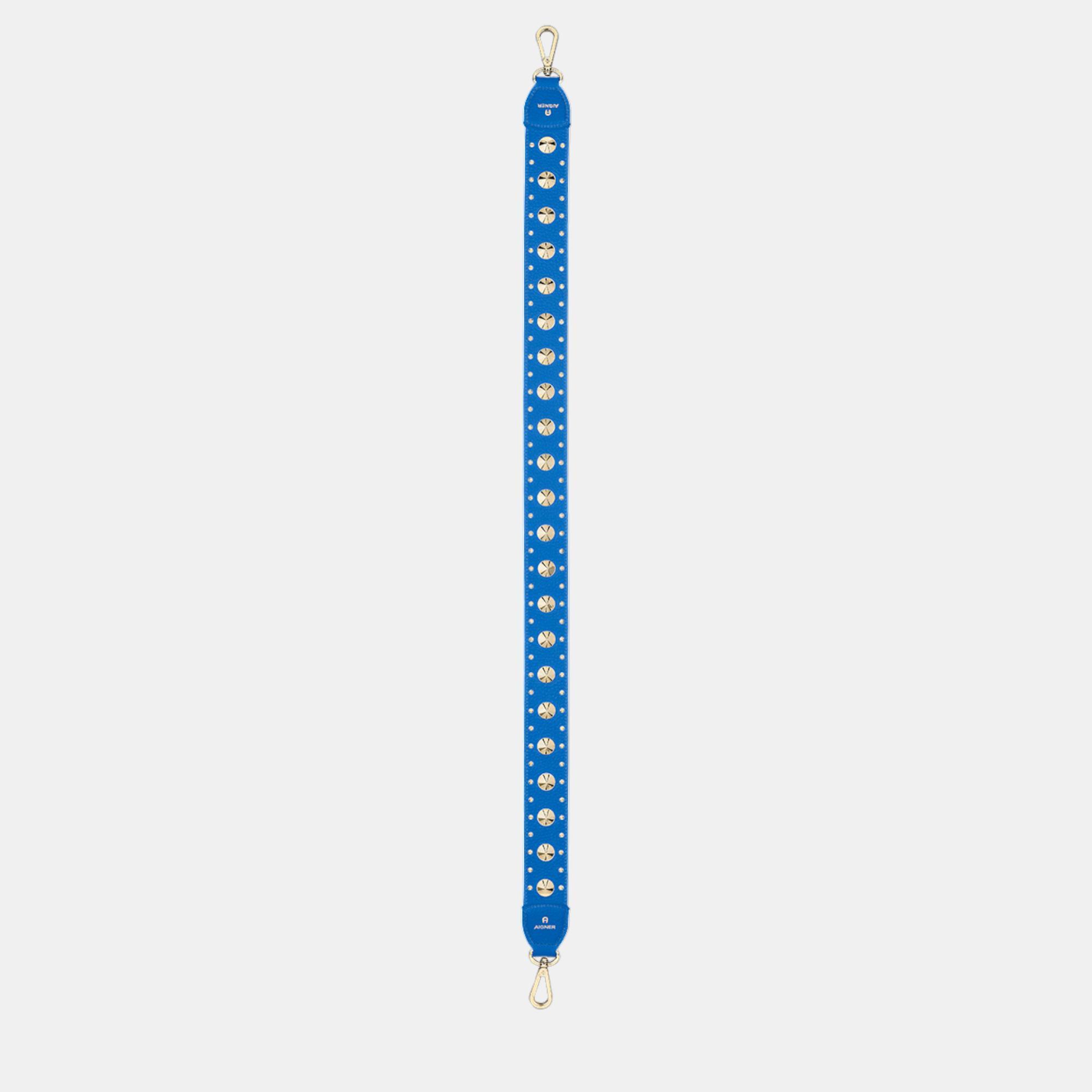 Aigner Cyan blue shiny light gold Metal FASHION Cyan blue Strap