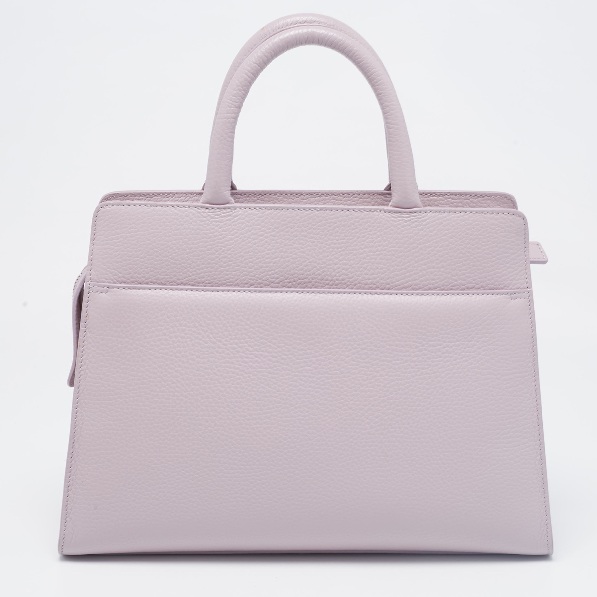 Aigner Light Lilac Leather Cybill Tote