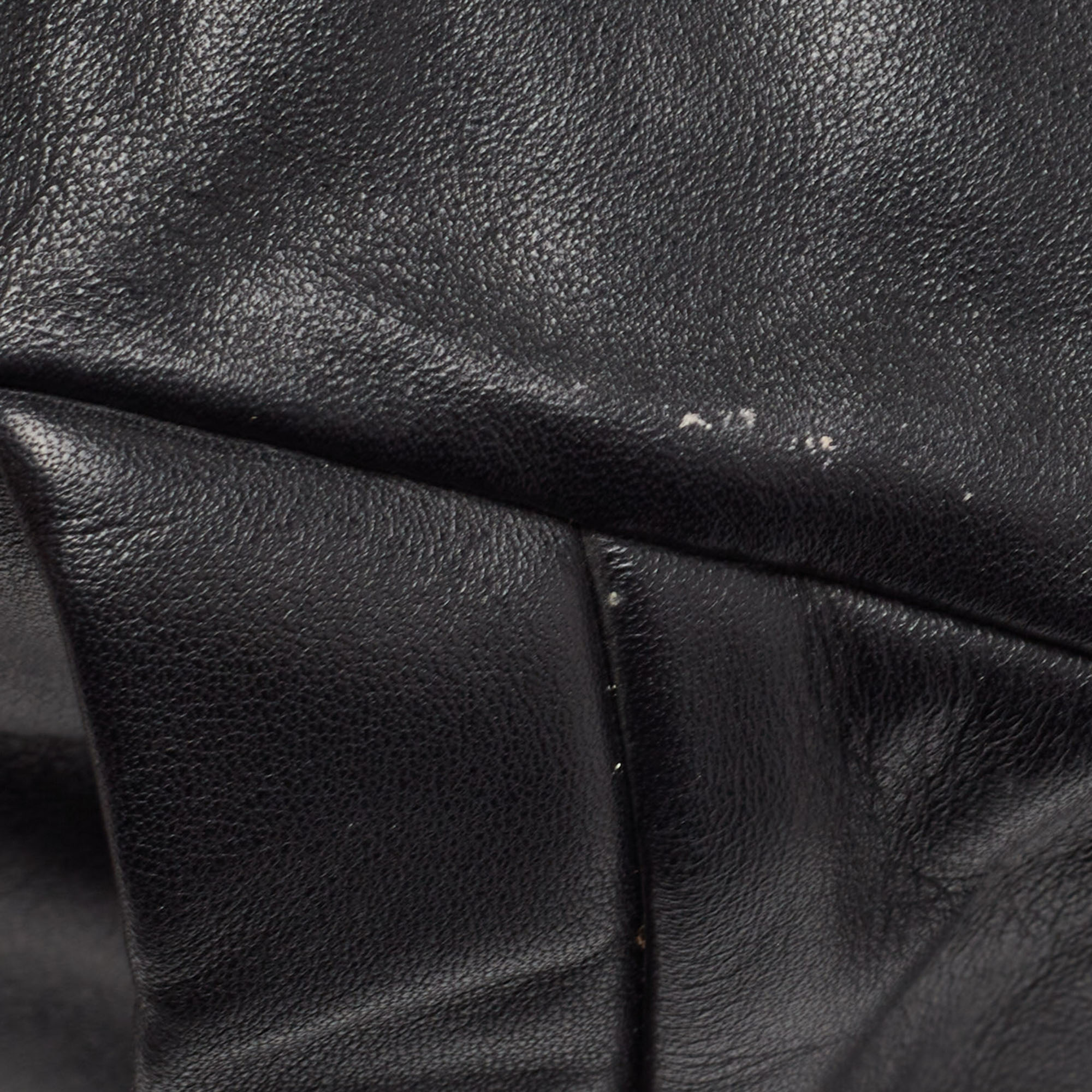 Aigner Black Leather Hobo