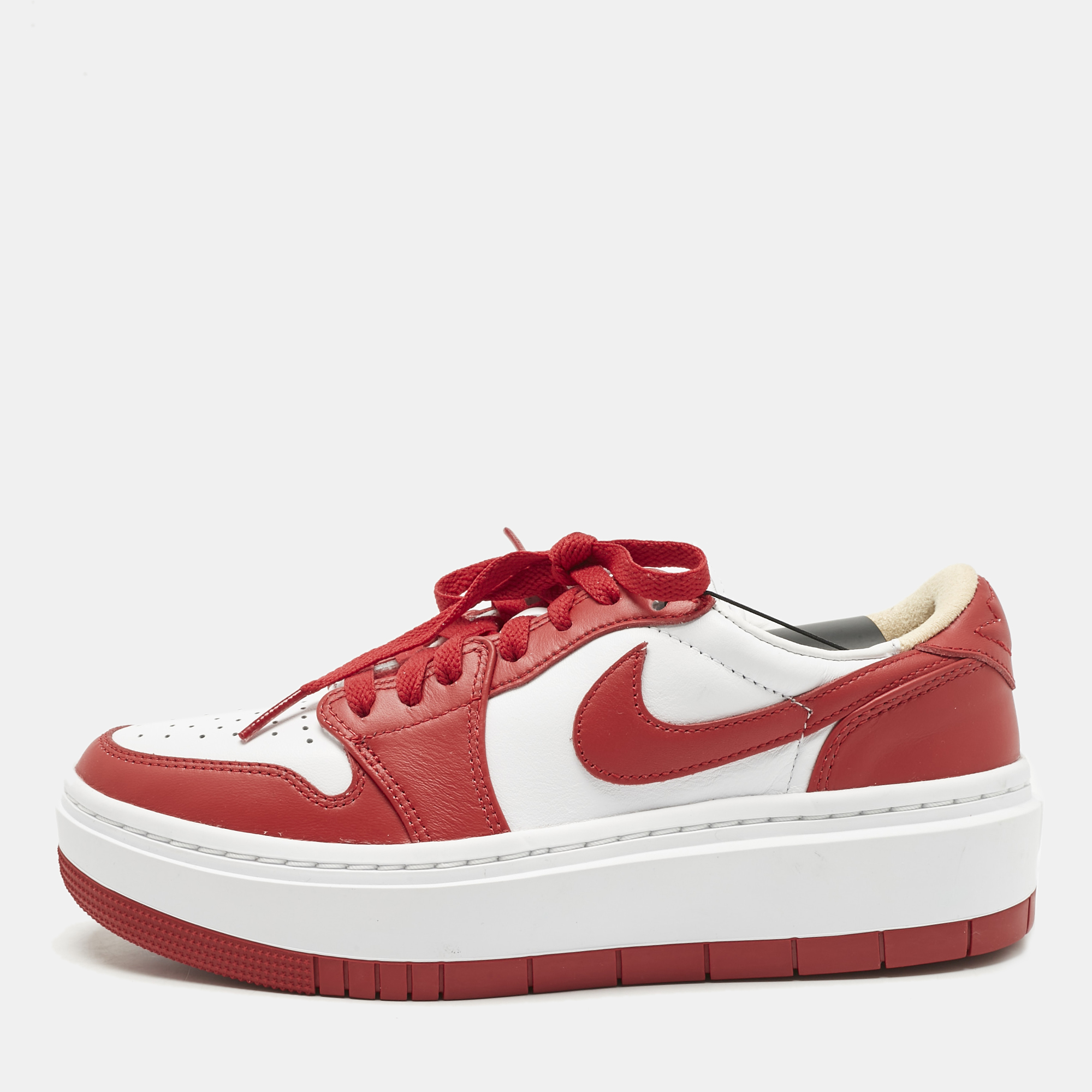 Air Jordans Red/White Leather Jordan 1 Elevate Low Varsity Red Sneakers Size 38.5
Air Jordans Red/White Leather Jordan 1 Elevate Low Varsity Red Sneakers Size 38.5