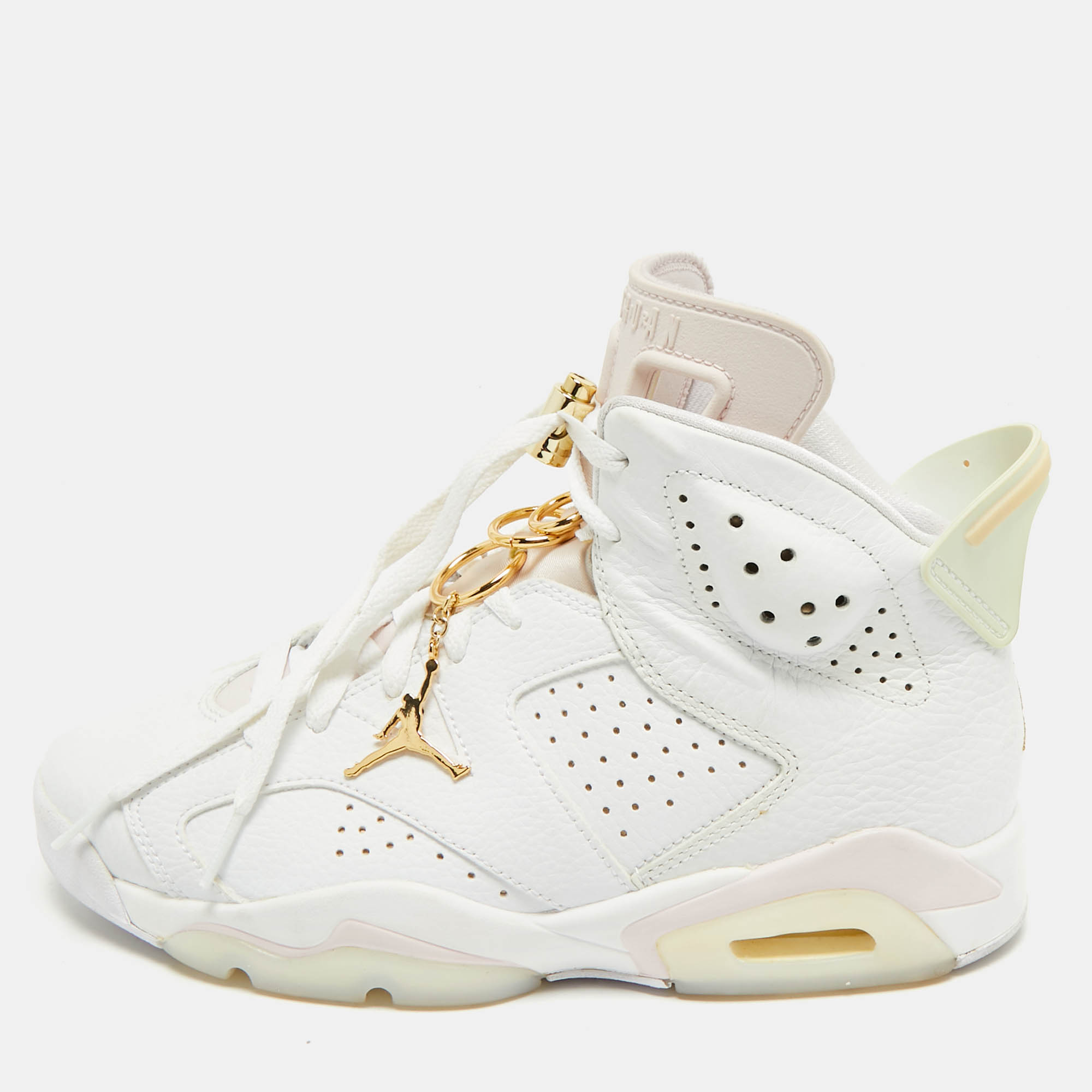 Leather Jordan 6 High Top Sneakers Size 40 - Air Jordans - Modalova