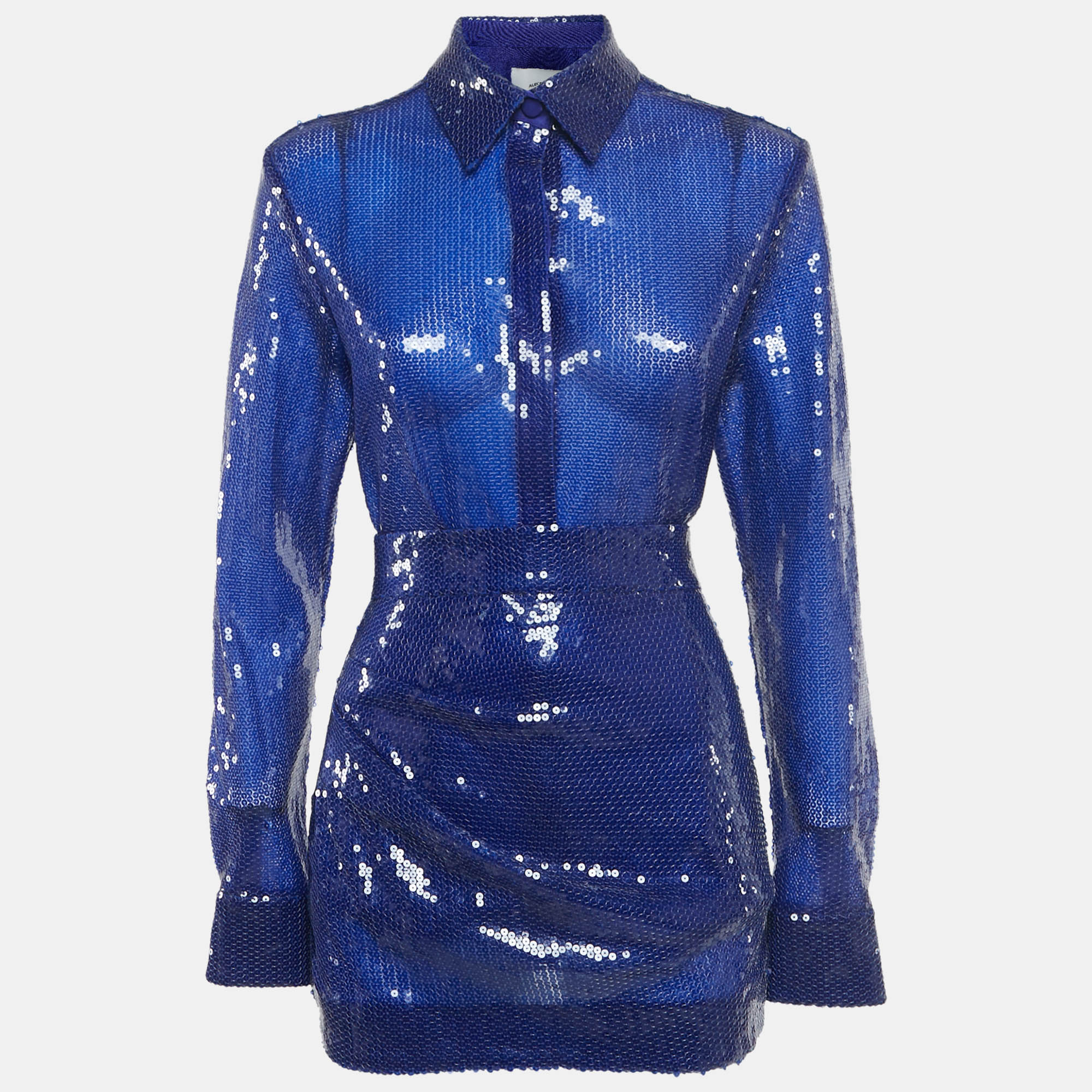 Alex Perry Blue Sequin Shirt and Skirt Set S
Alex Perry Blue Sequin Shirt and Skirt Set S