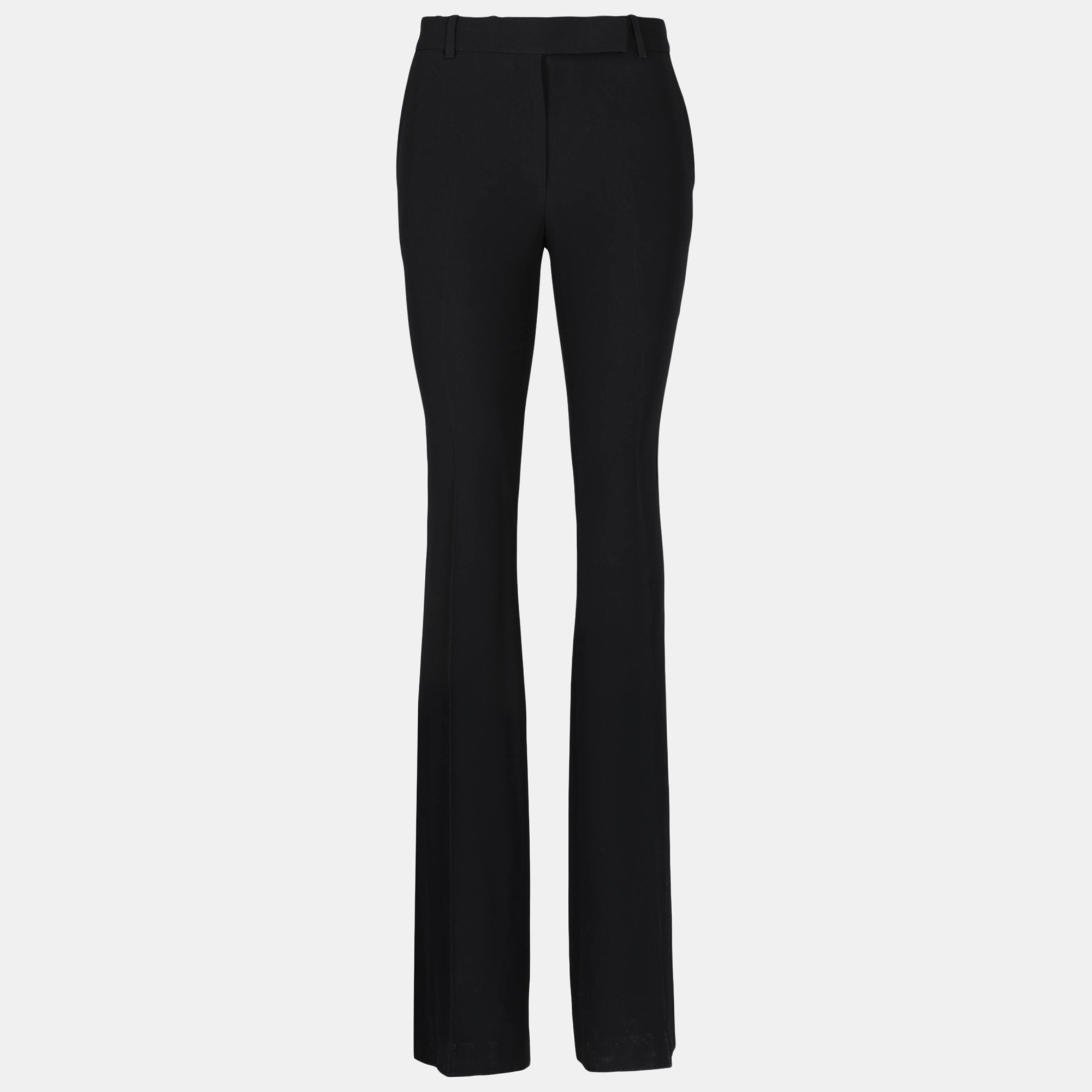 Alexander Mcqueen Women's Synthetic Fibers Trousers - Black - XS