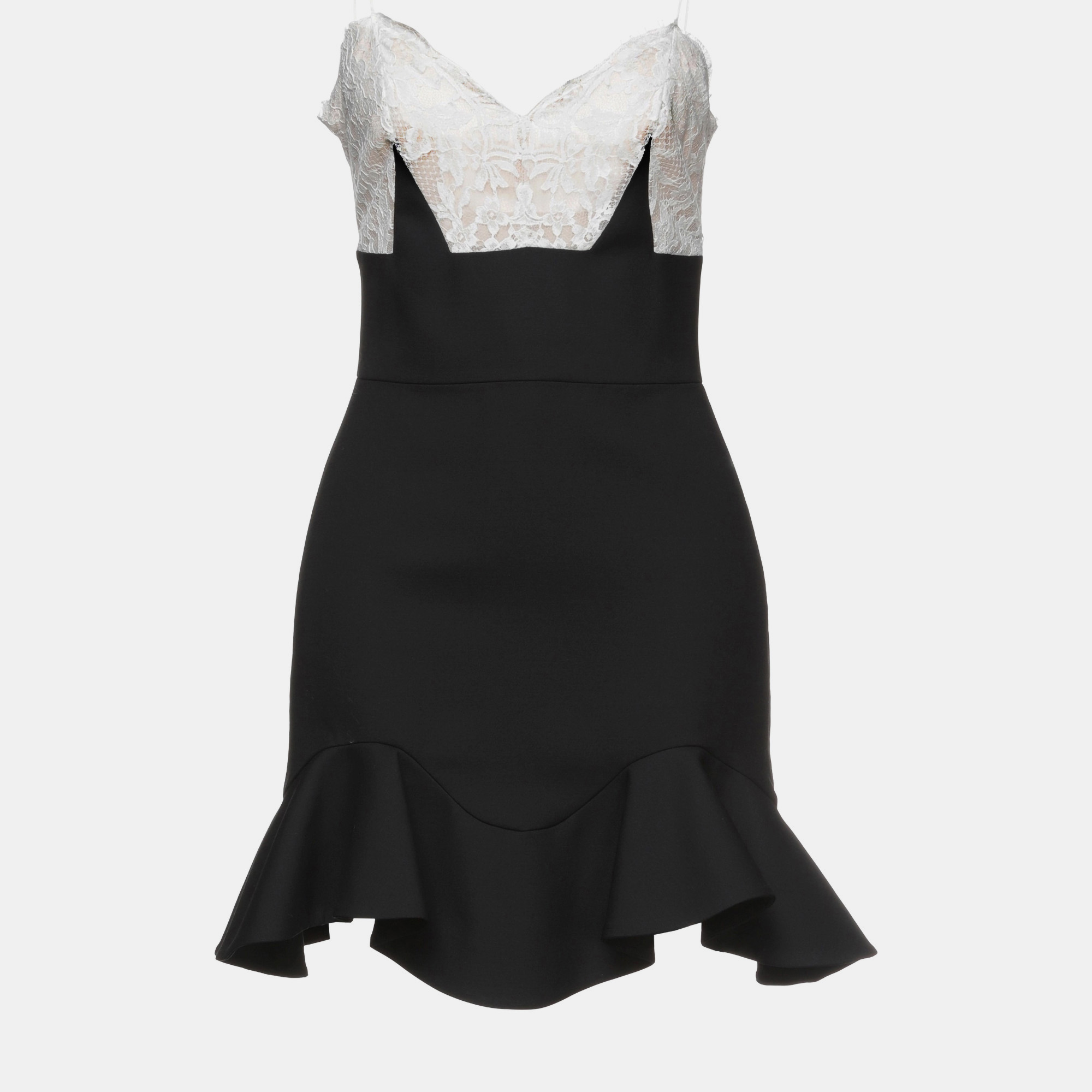 Alexander mcqueen wool mini dress 40