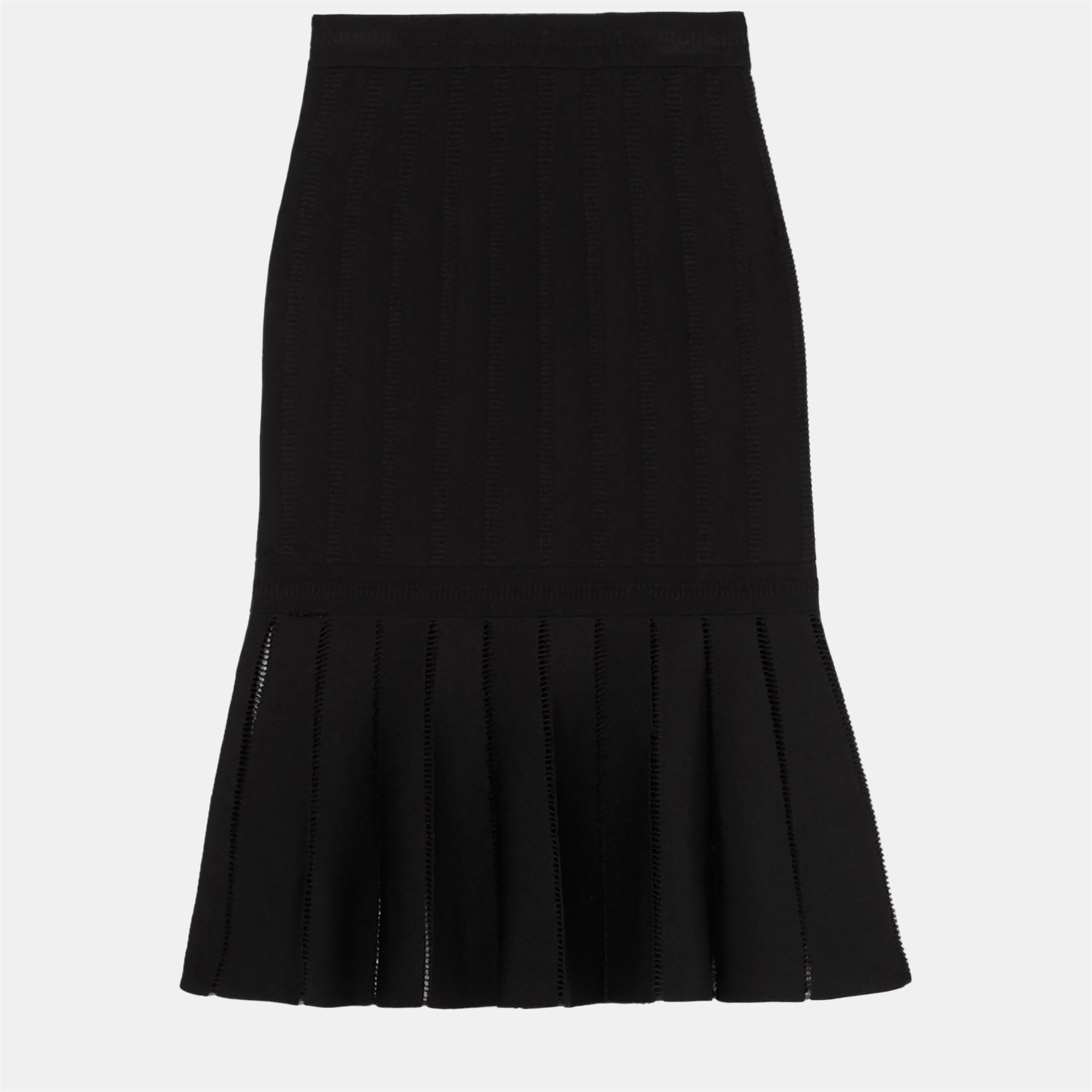 

Alexander McQueen Viscose Midi skirt, Black