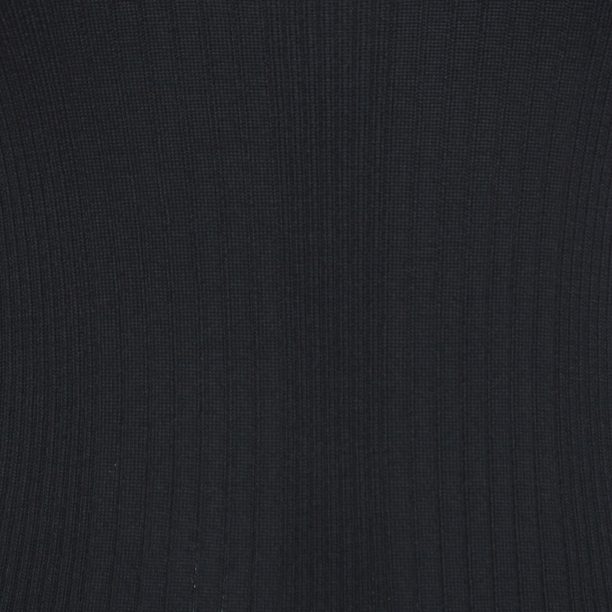 Alexander McQueen Black Wool Knit Visible Strap Mini Dress M