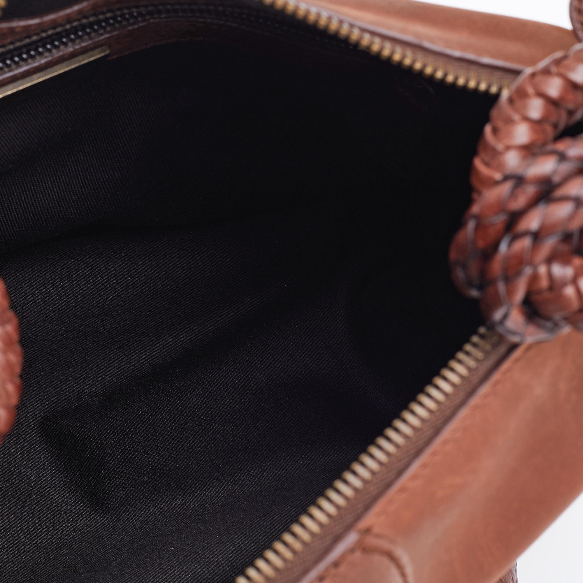 Alexander McQueen Brown Leather Shoulder Bag