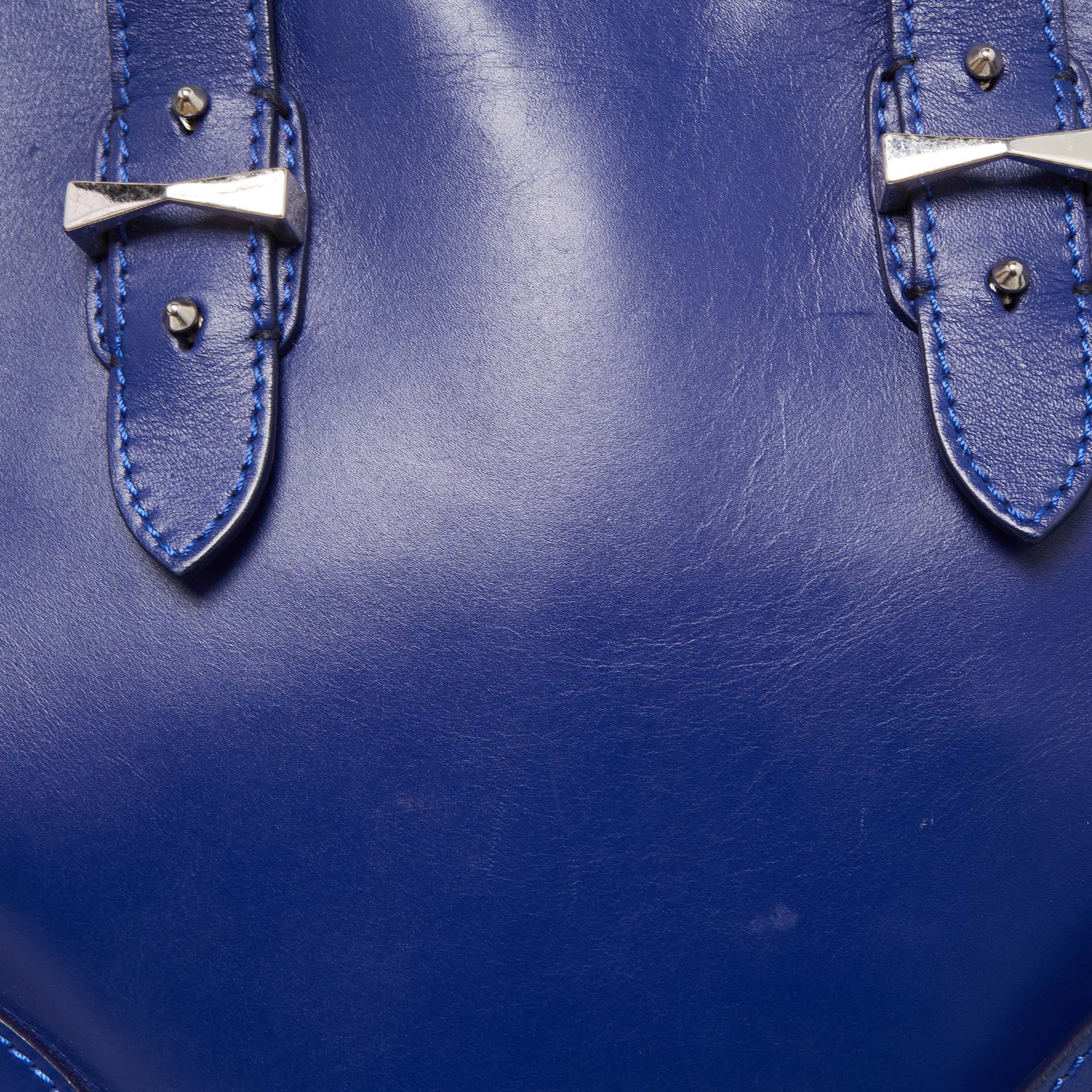 Alexander McQueen Ultramarine Leather Legend Satchel