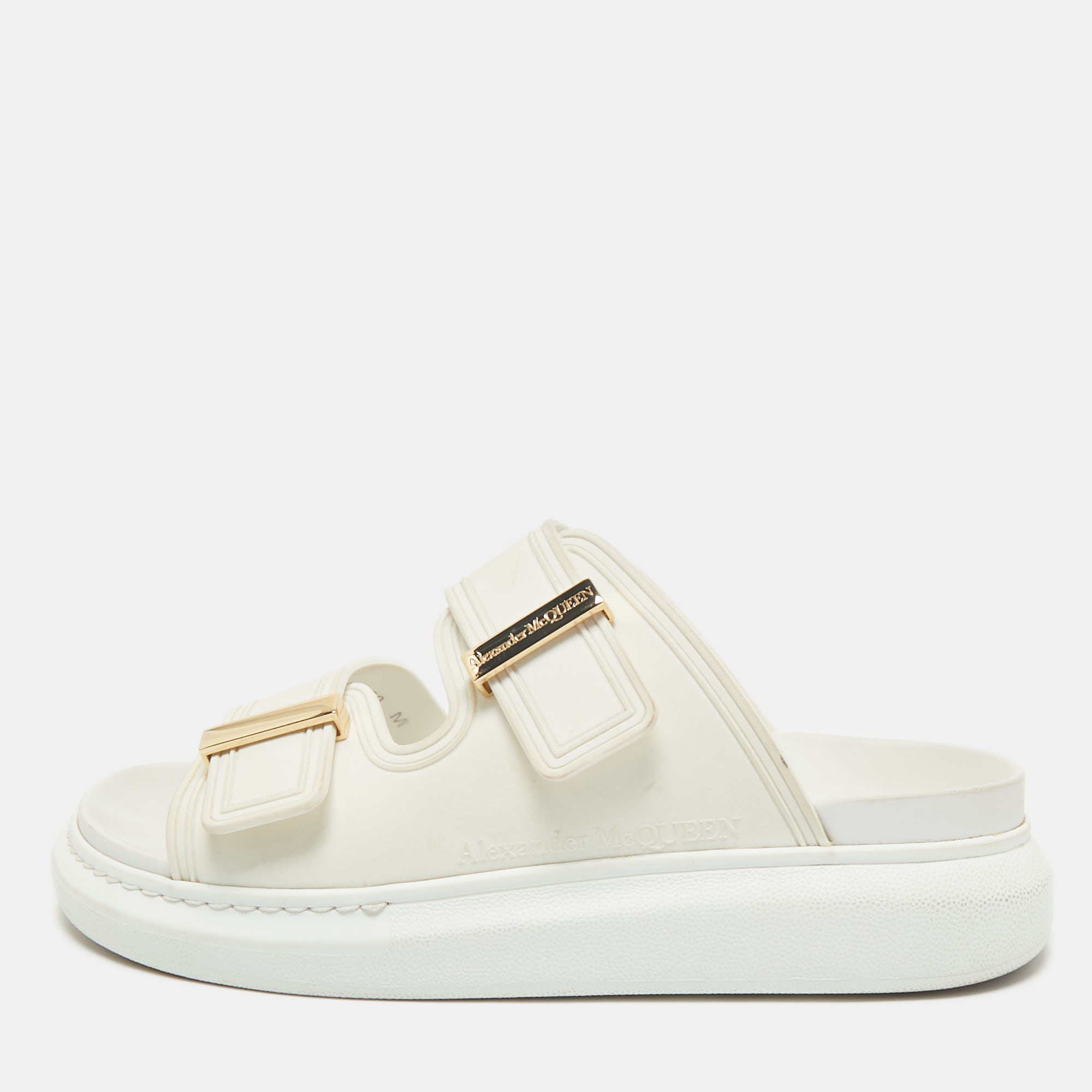 Alexander McQueen White Rubber Hybrid Chelsea Flat Sandals Size
Alexander McQueen White Rubber Hybrid Chelsea Flat Sandals Size