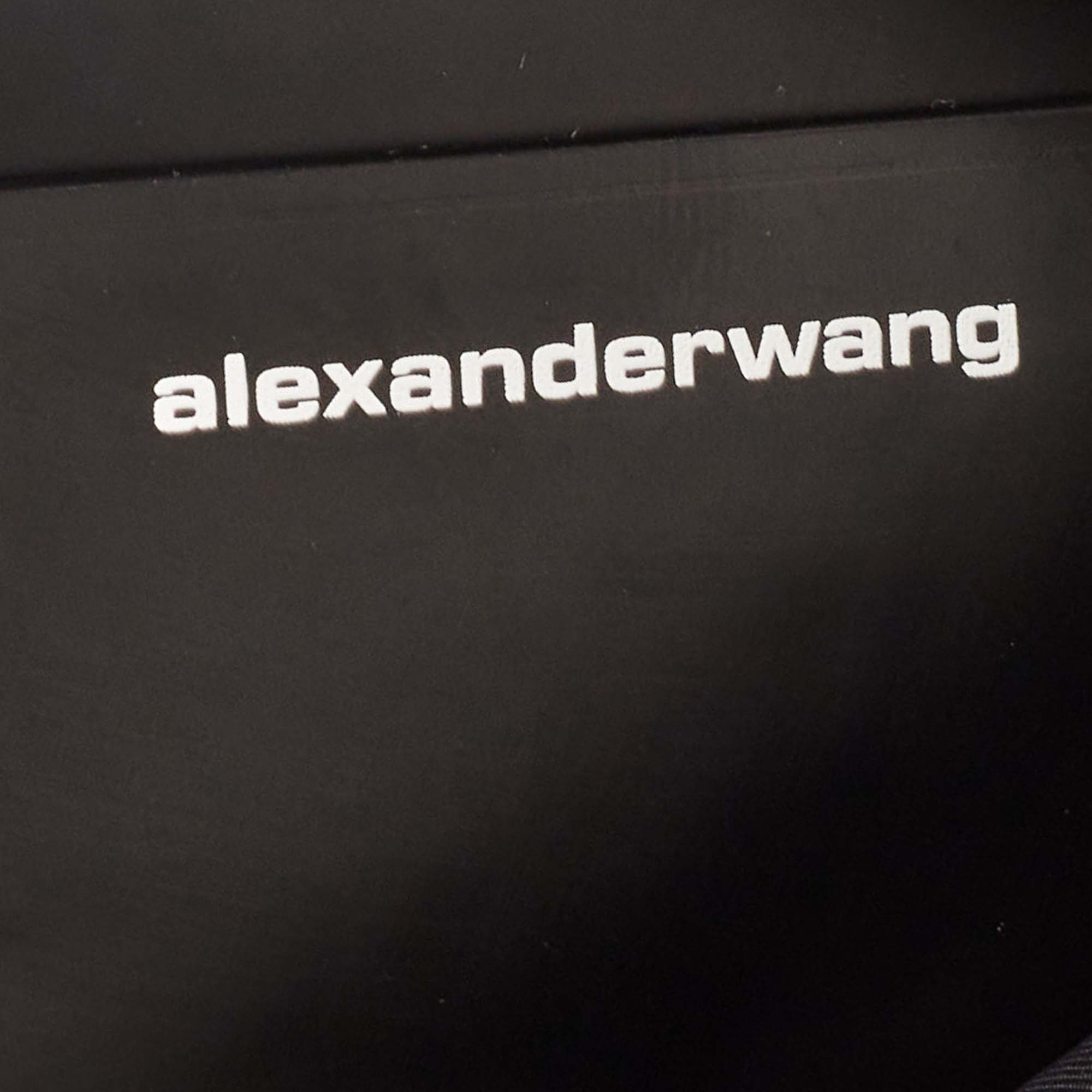 Alexander Wang Black Crystal Embellished Mini Heiress Pouch Bag