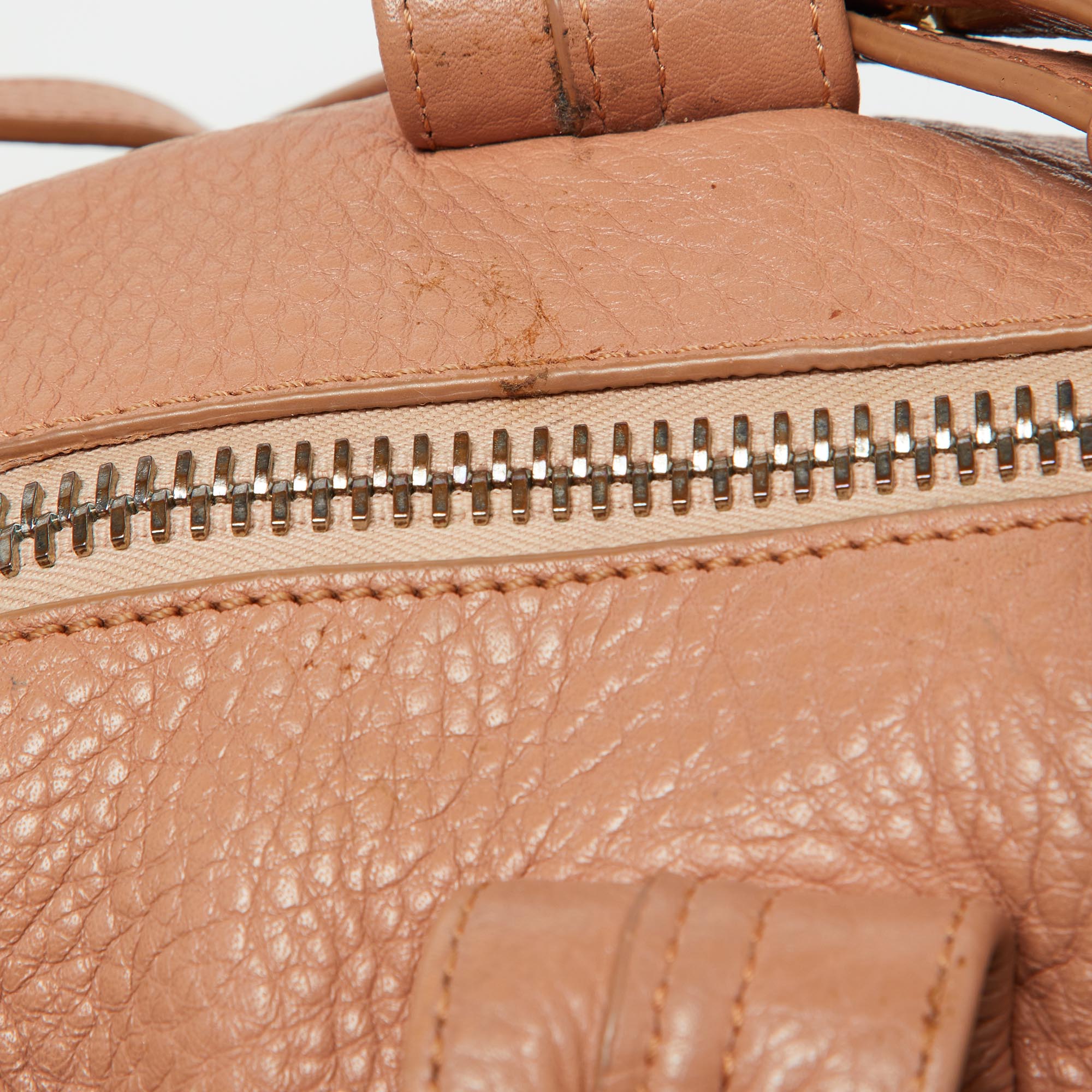 Alexander Wang Peach Leather Rockie Boston Bag