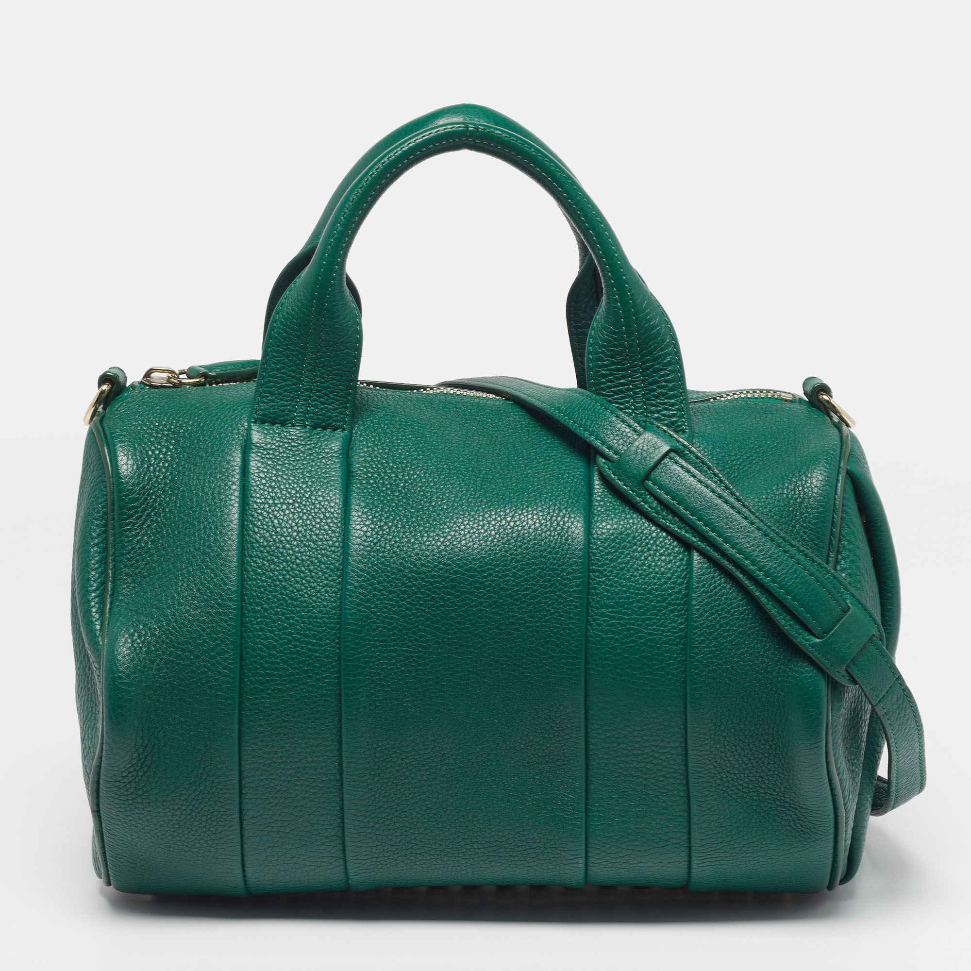 Alexander Wang Rocco Green Grained Leather Satchel
Alexander Wang Rocco Green Grained Leather Satchel