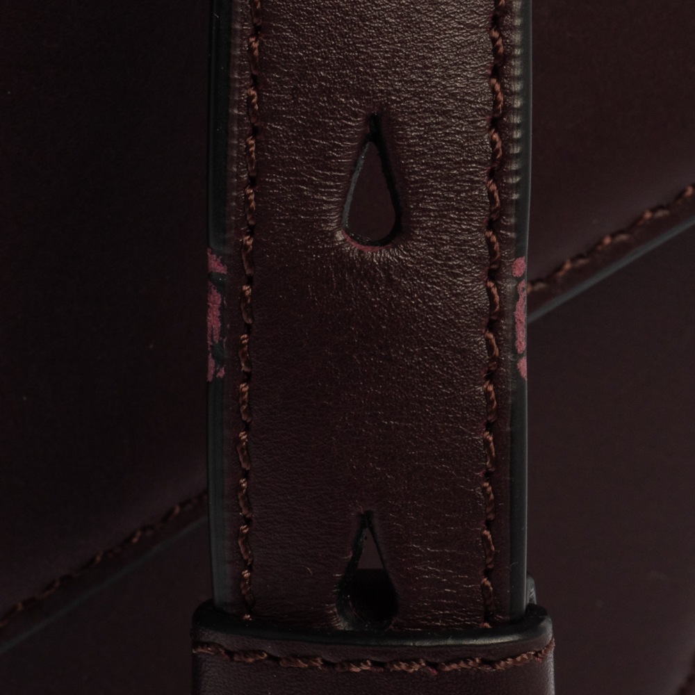 Alexander Wang Dark Plum Leather Prisma Envelope Shoulder Bag