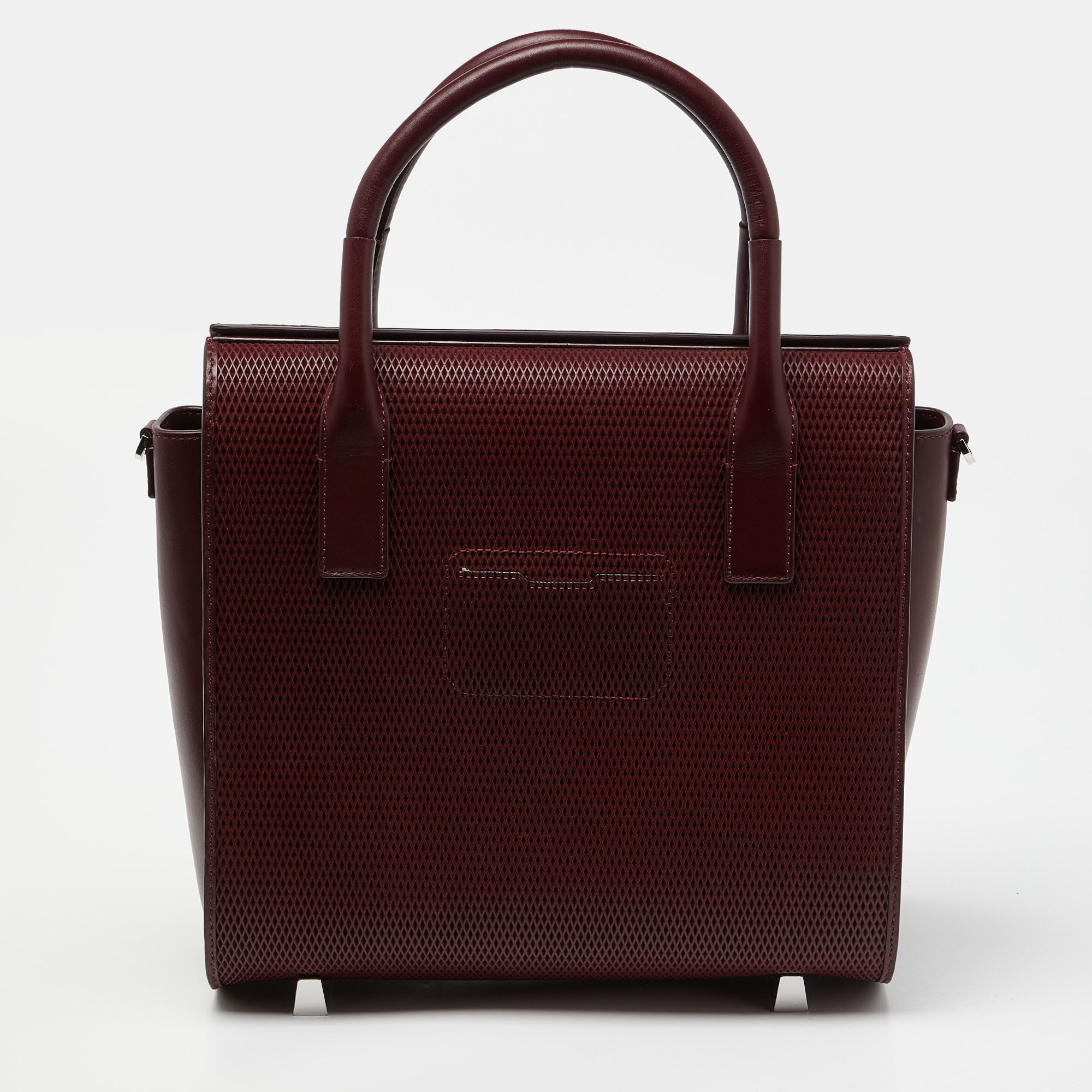 Alexander Wang Burgundy Leather Large Chastity Tote