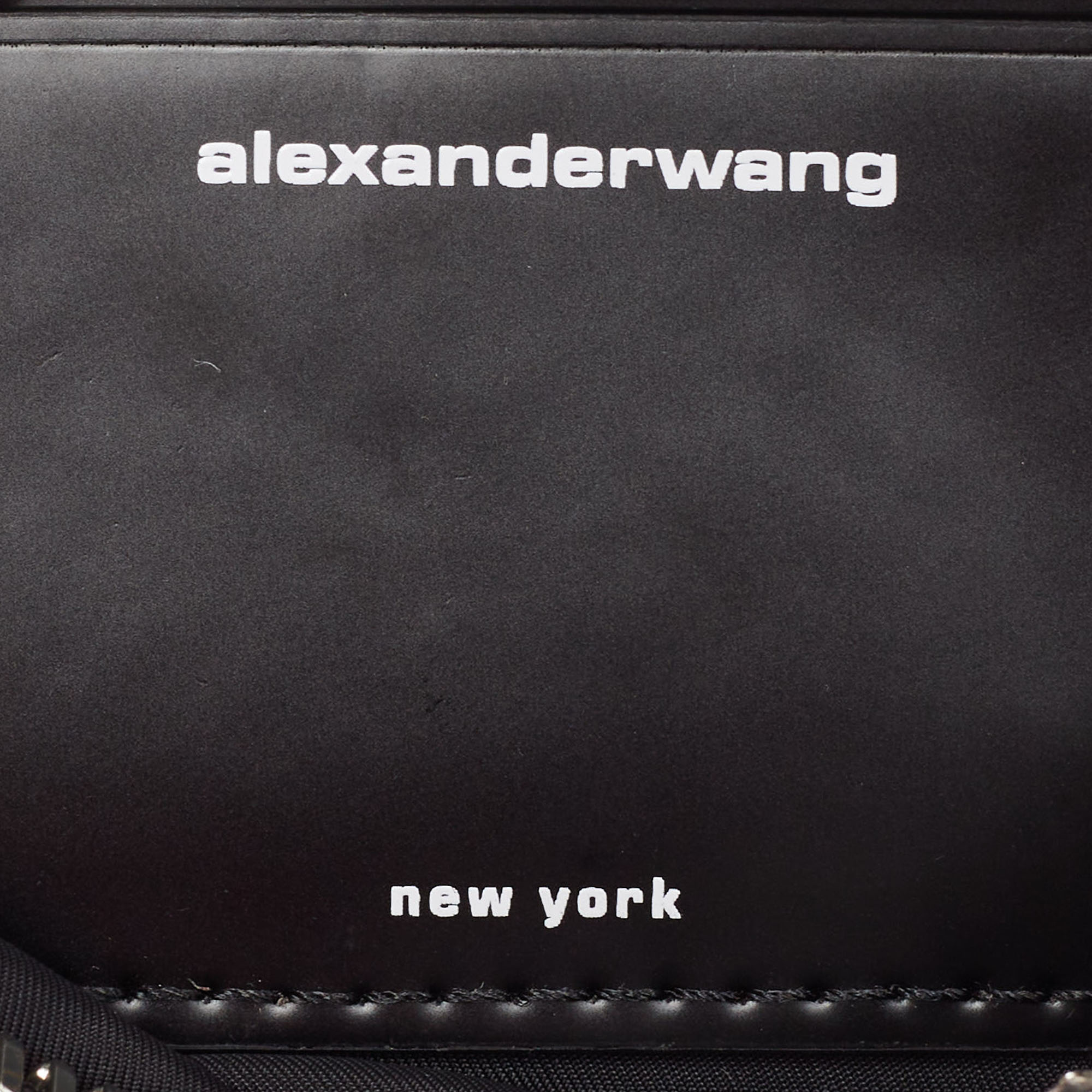 Alexander Wang Black Crystal Embellished Mini Heiress Pouch Bag