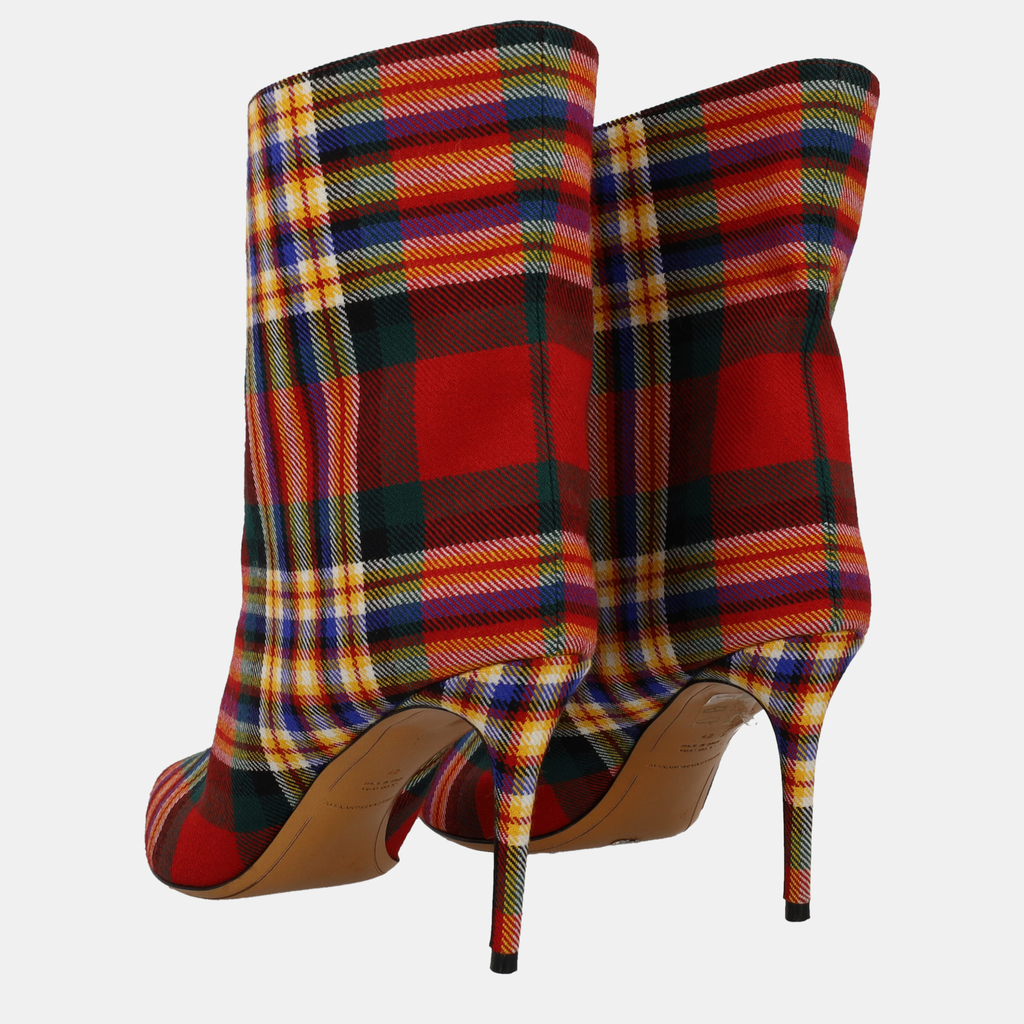 Alexandre Vauthier  Women's Fabric Ankle Boots - Green - EU 42