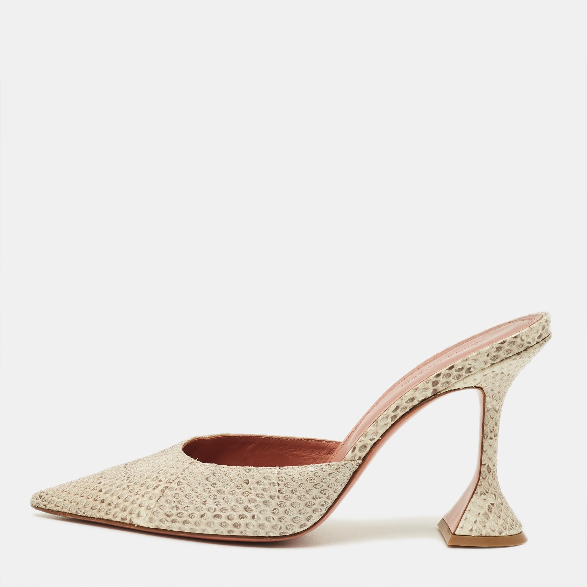 Amina Muaddi Fiona Size Multicolor Python Pointed Toe Mules
Amina Muaddi Fiona Size Multicolor Python Pointed Toe Mules