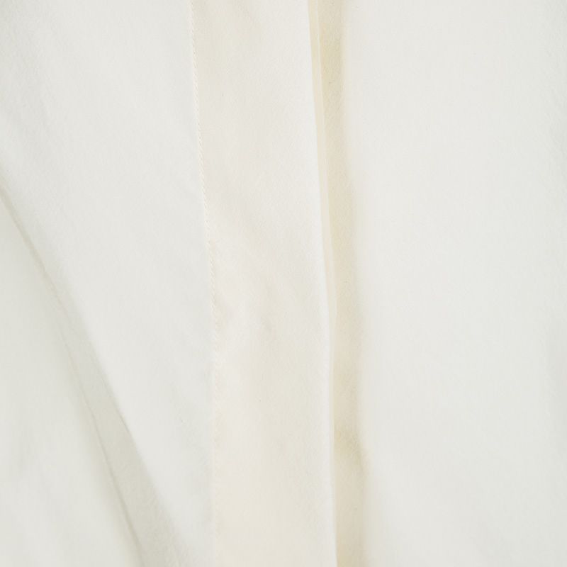 Antonio Berardi Cream Silk Bat Sleeve Detail Blouse M