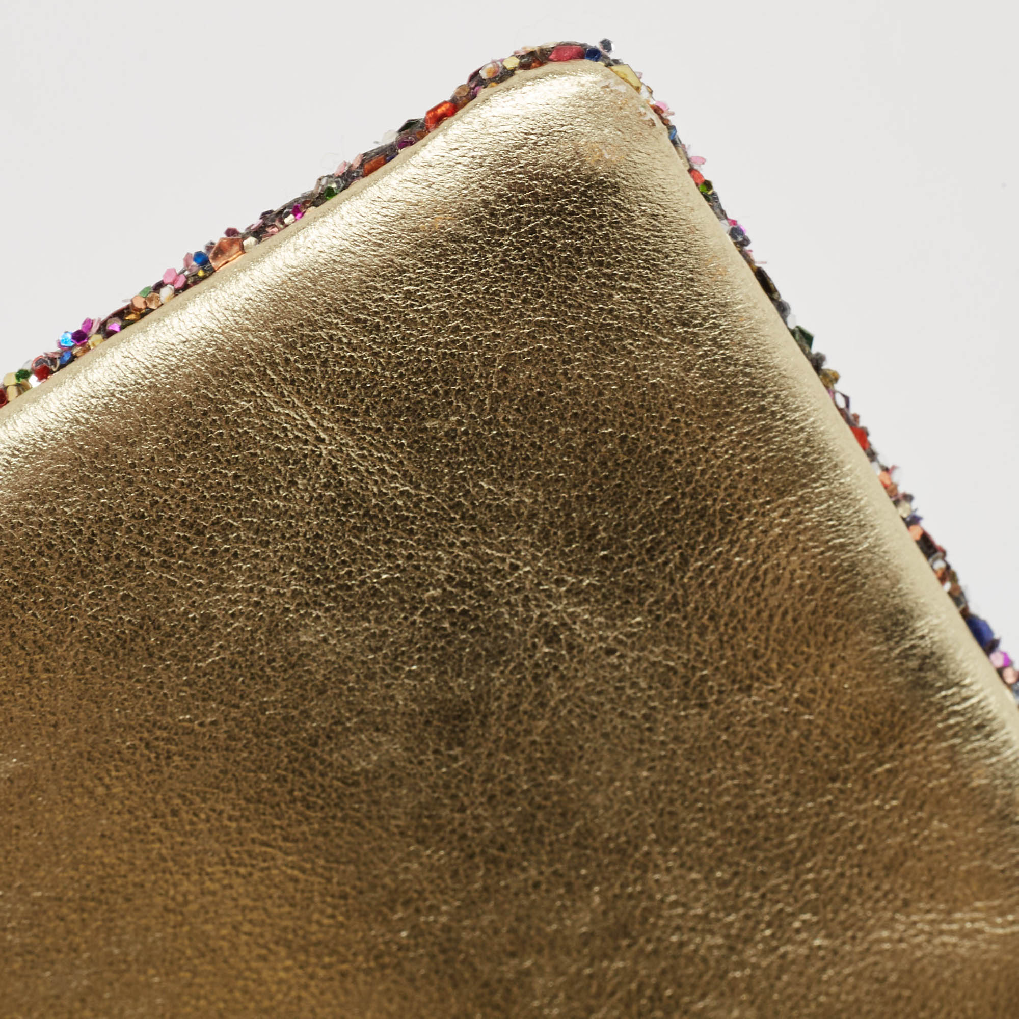 Anya Hindmarch Multicolor Glitter Valorie Clutch