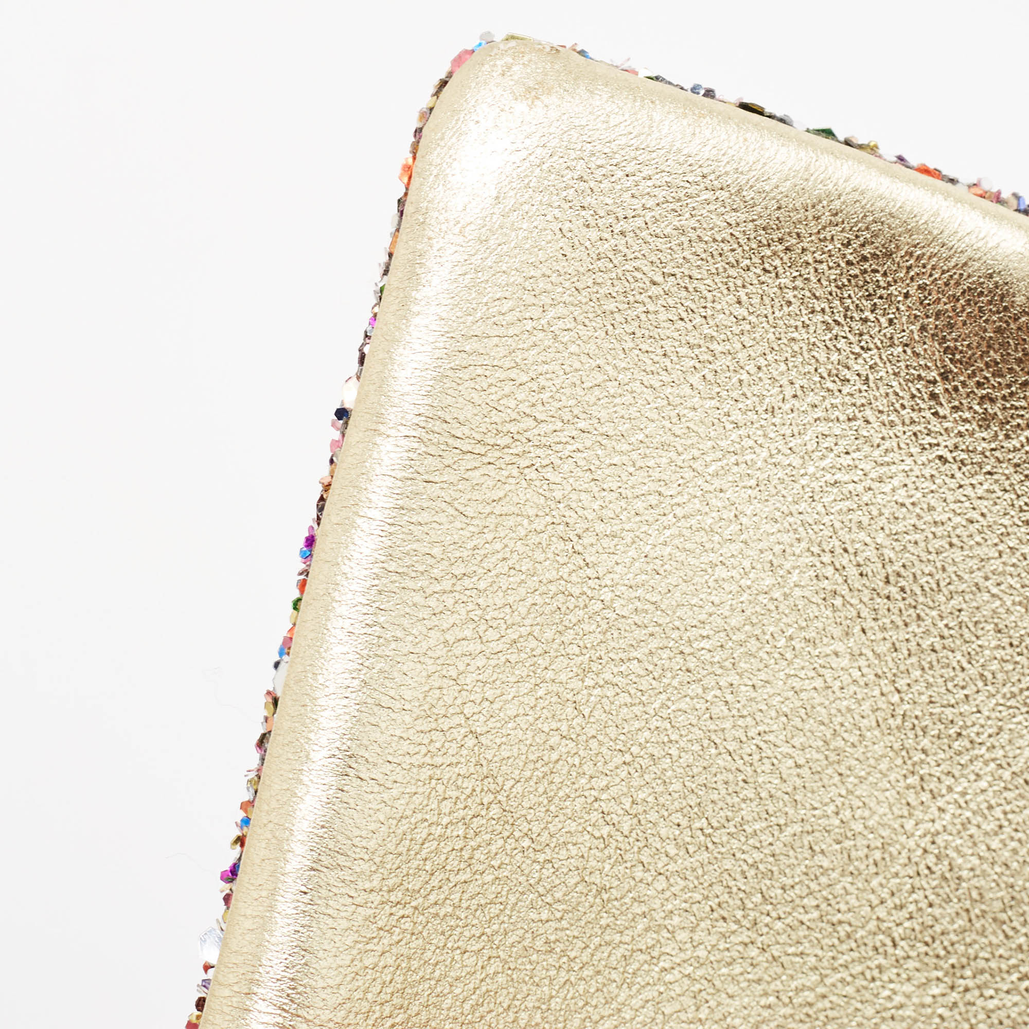 Anya Hindmarch Multicolor Glitter Valorie Clutch