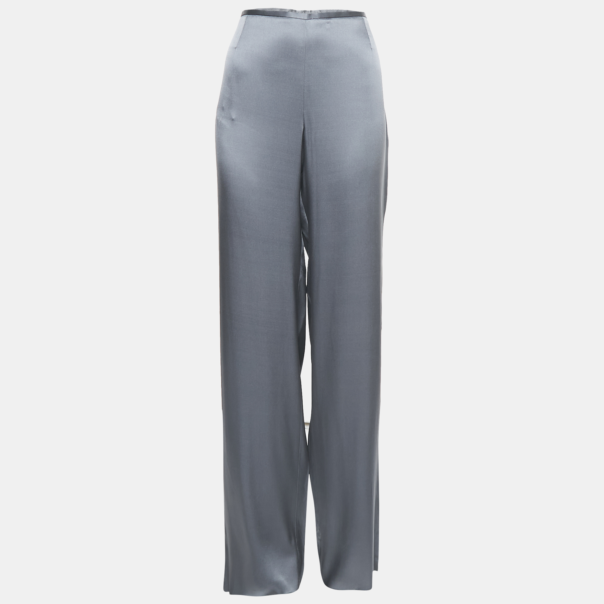 Silk Trousers L - Armani Collezioni - Modalova