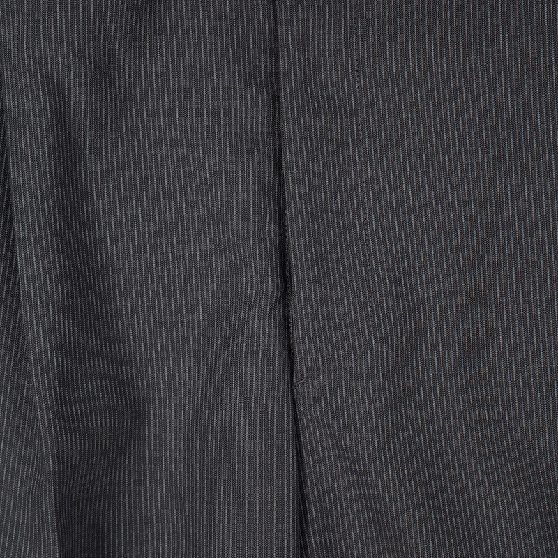 Armani Collezioni Grey Pin Striped Regular Fit Trousers XXXL