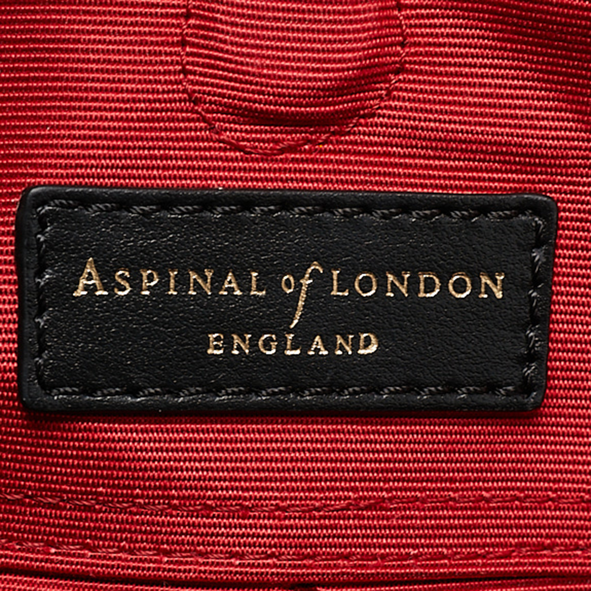 Aspinal Of London Black Leather Marylebone Tote