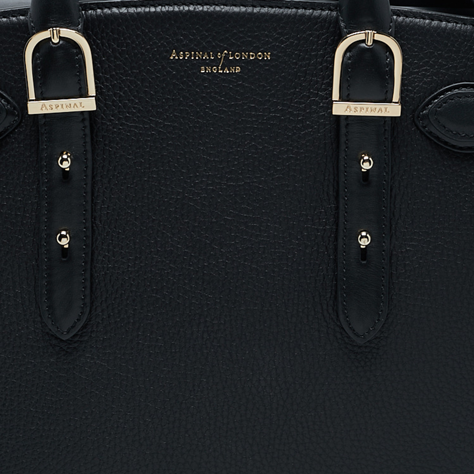 Aspinal Of London Black Leather Marylebone Tote