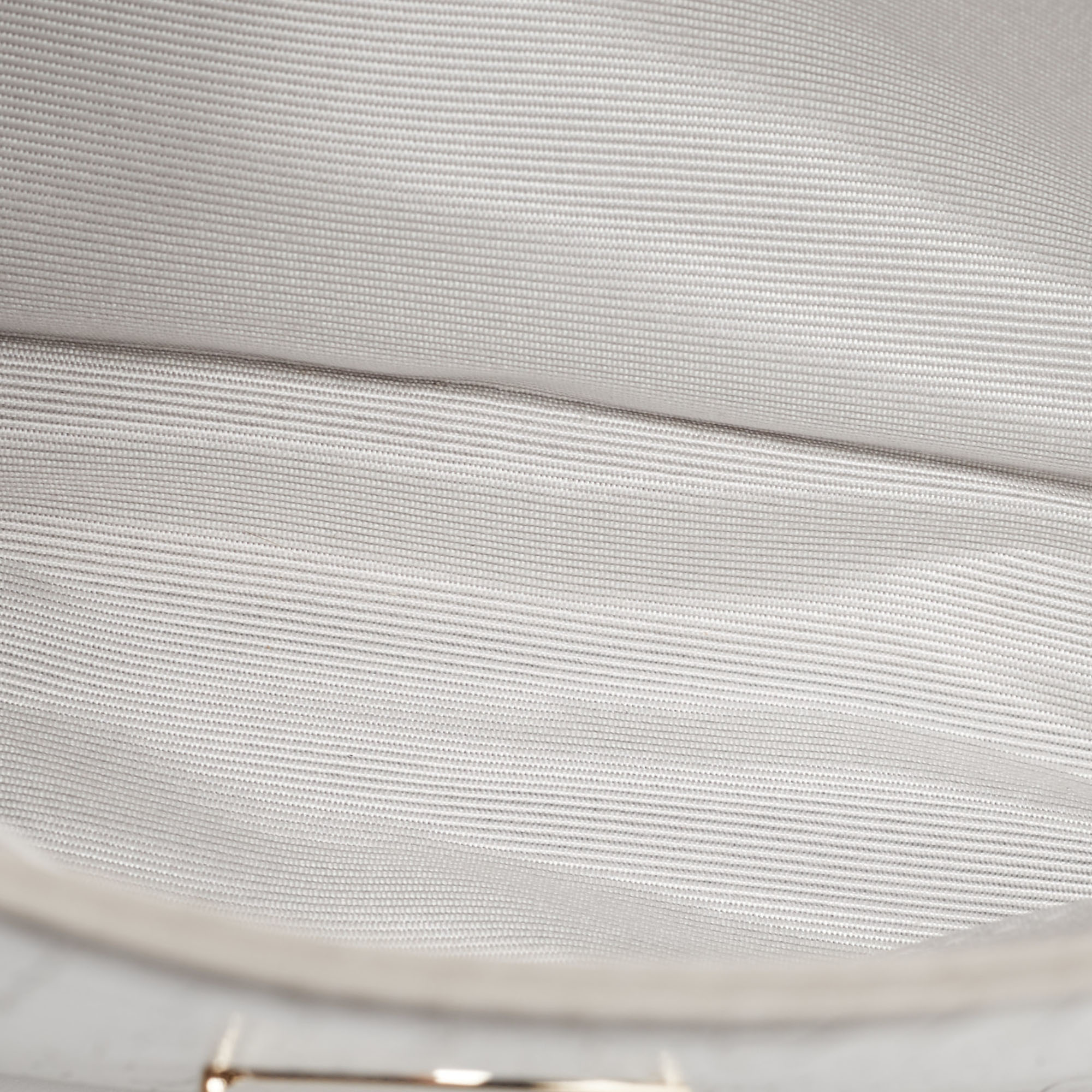 Aspinal Of London Grey Croc Embossed Leather Mayfair Top Handle Bag