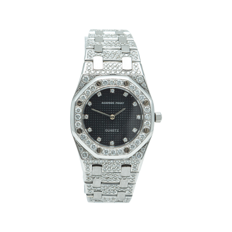 Audemars Piguet Royal Oak White Gold Diamond Women's Watch 27 MM