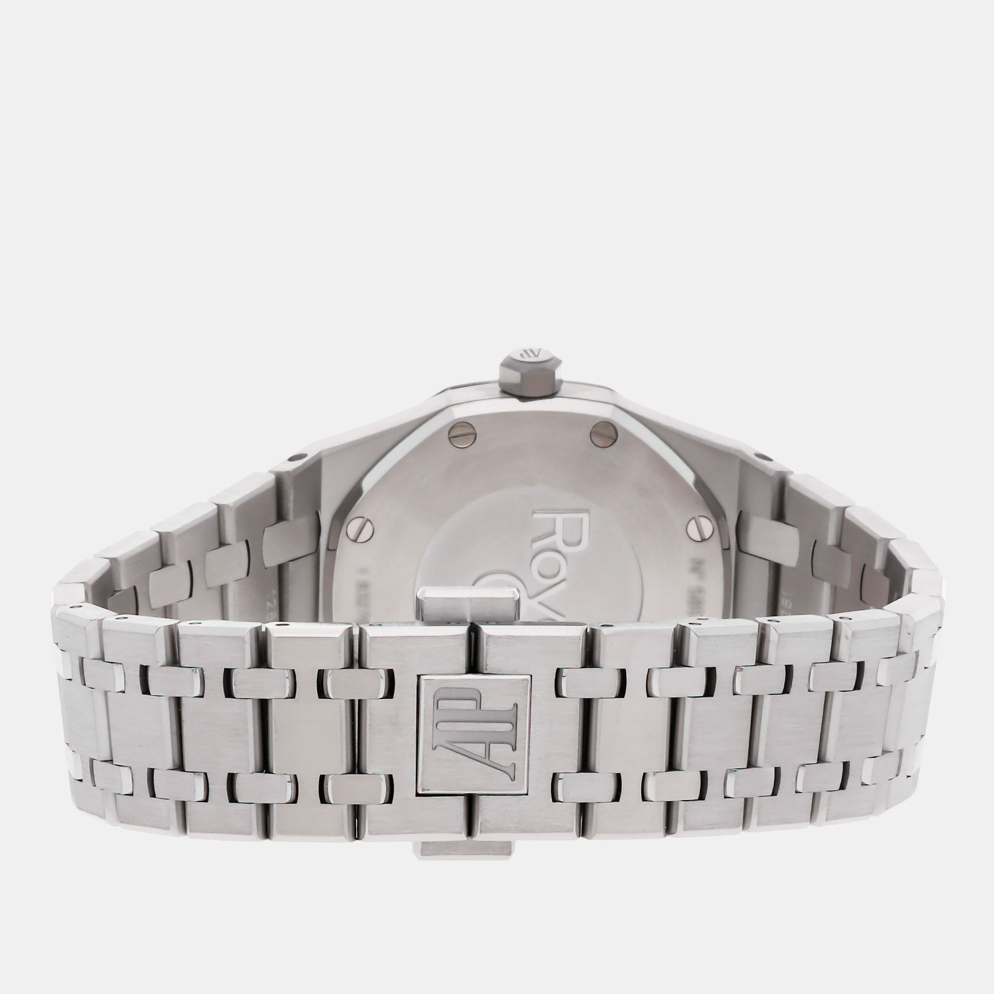 Audemars Piguet Black Diamonds Stainless Steel Royal Oak 67651ST.ZZ.D002CR.01 Women's Wristwatch 33 Mm