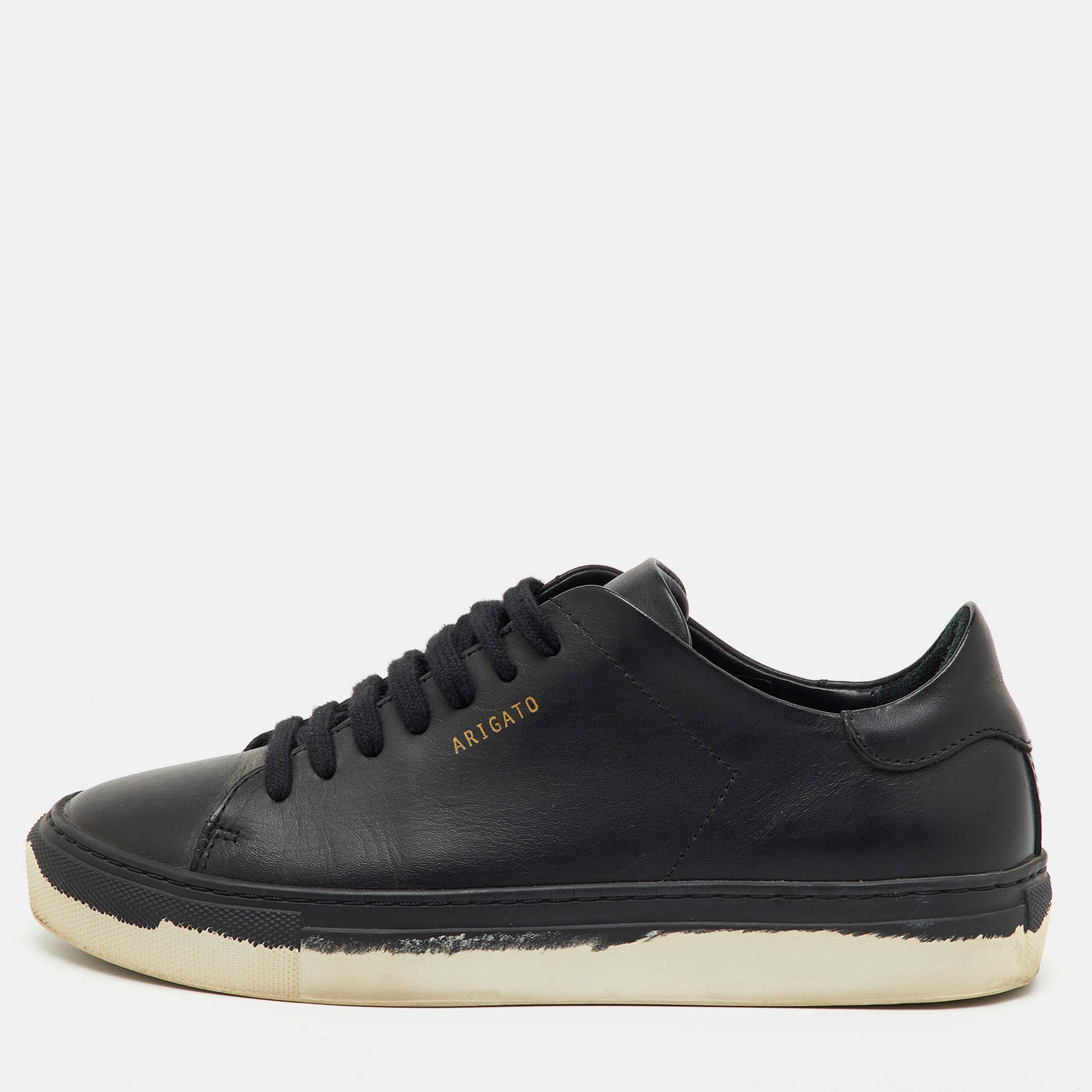 Axel Arigato Black Leather Clean 90 Low Top Sneakers Size 
Axel Arigato Black Leather Clean 90 Low Top Sneakers Size